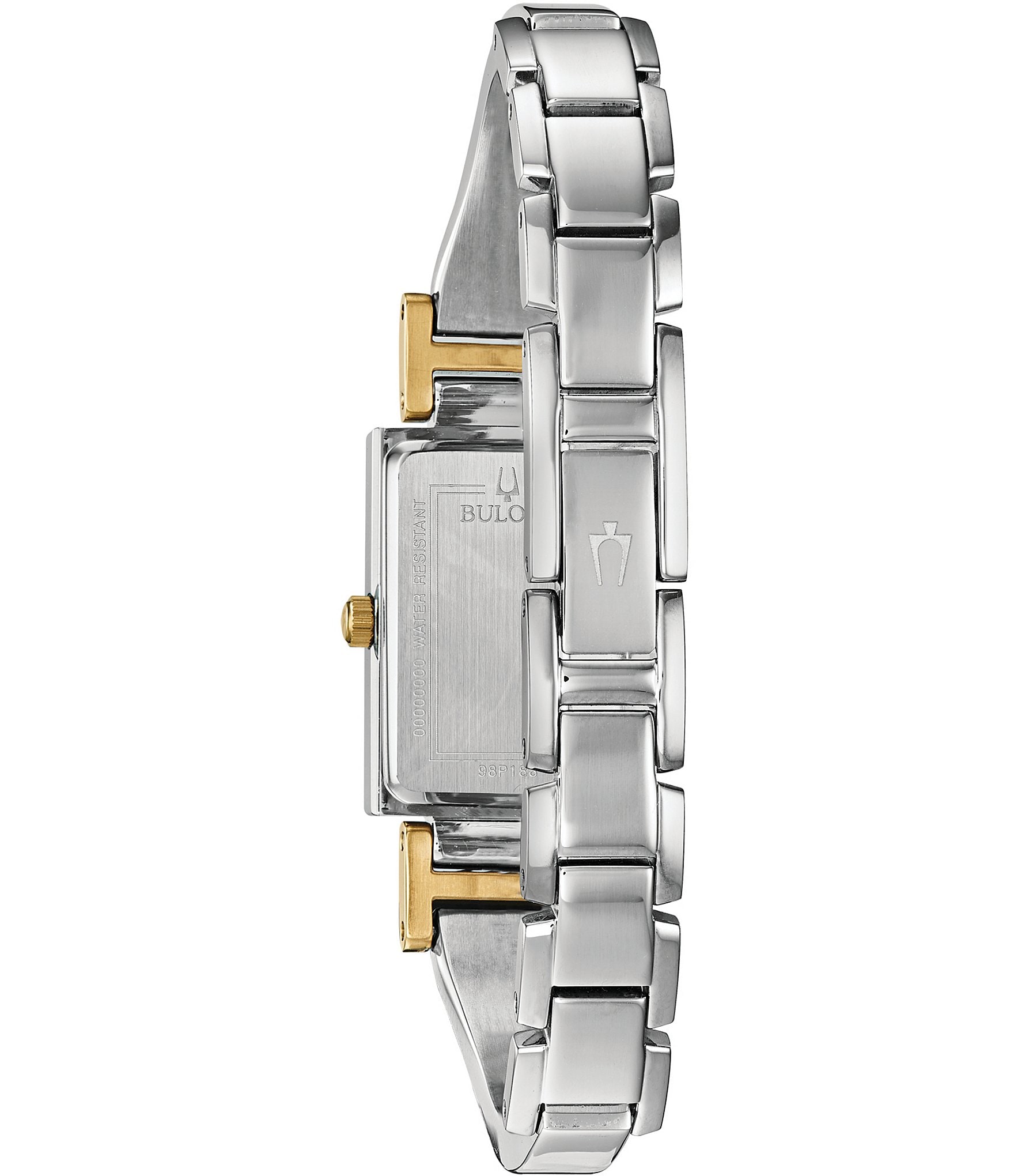 Bulova Women's Classic Quartz Analog Two Tone Stainless Steel Bangle Bracelet Watch