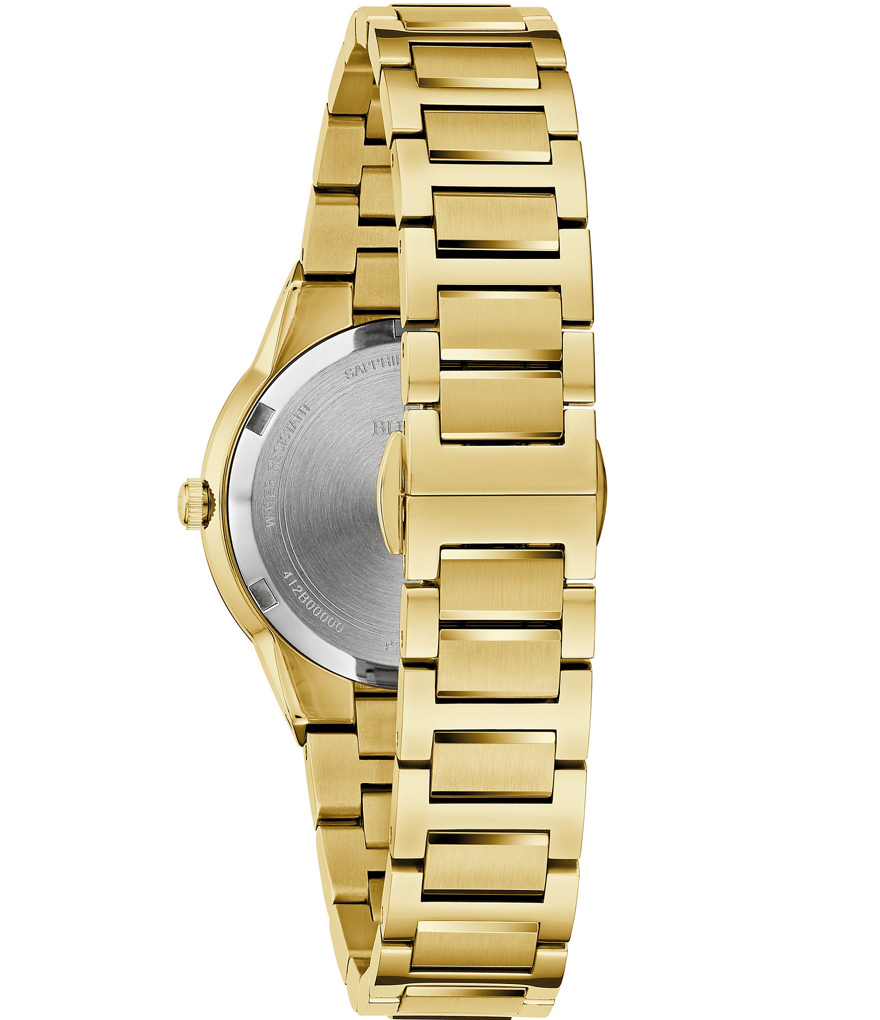 Bulova Women's Millennia Quartz Analog Gold Tone Stainless Steel Bracelet Watch