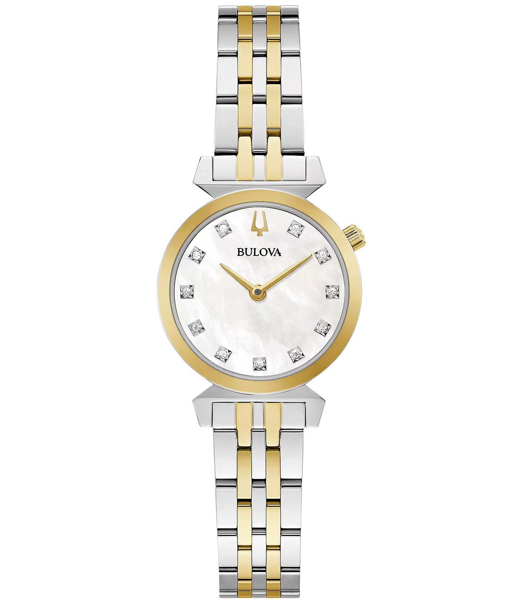 Bulova Women's Regatta Quartz Analog Two Tone Stainless Steel Bracelet ...