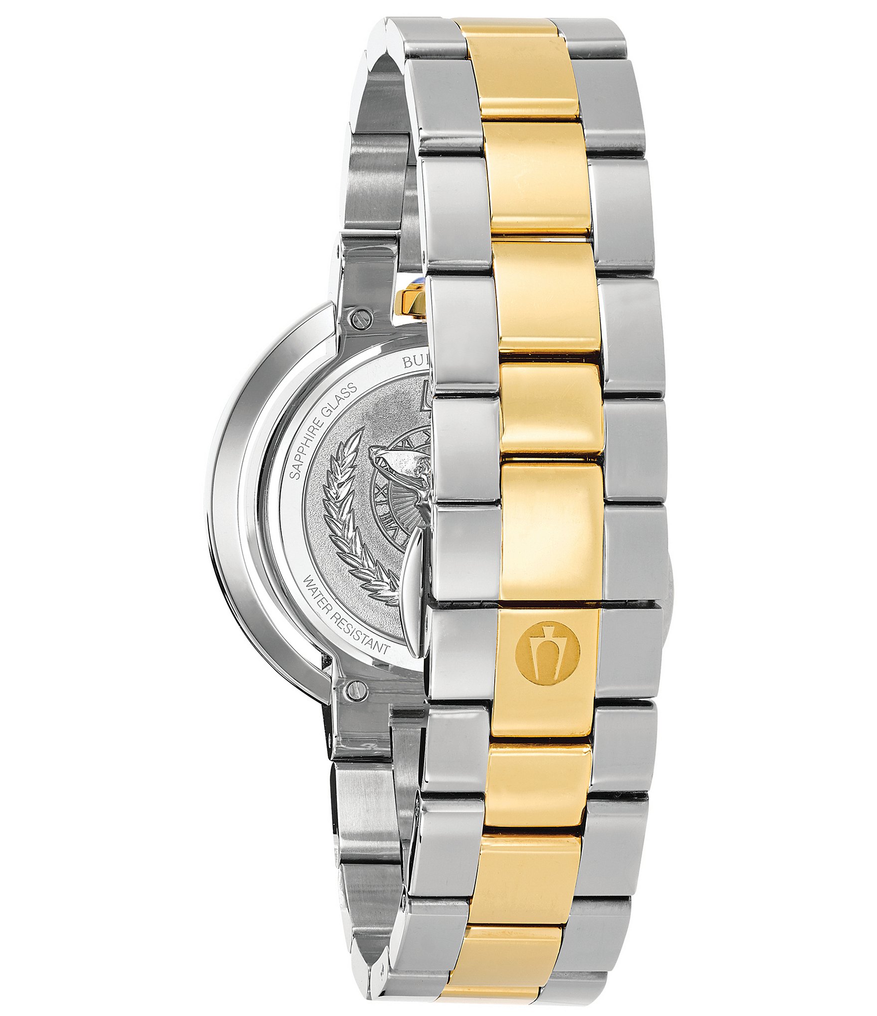 Bulova Women's Rubaiyat Quartz Analog Two Tone Stainless Steel Bracelet