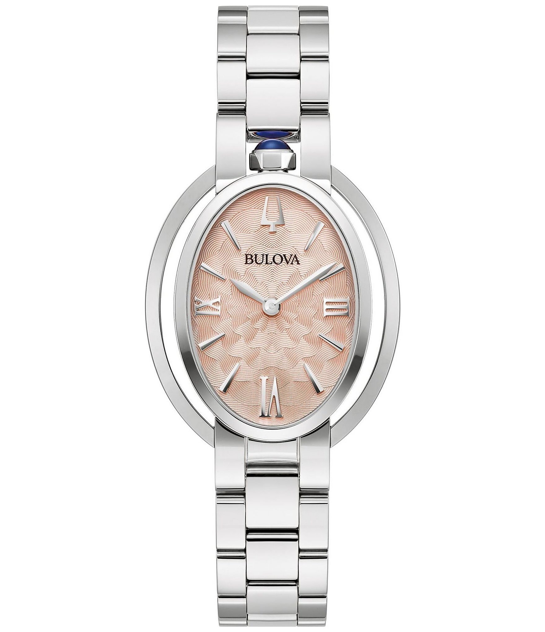 Bulova Women's Rubaiyat Two Hand Stainless Steel Quartz Analog Bracelet Watch