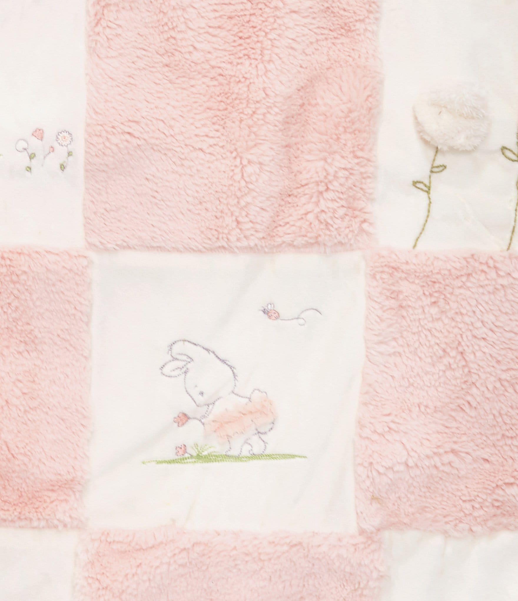 Bunnies By The Bay Tutu Delight Velour Quilt