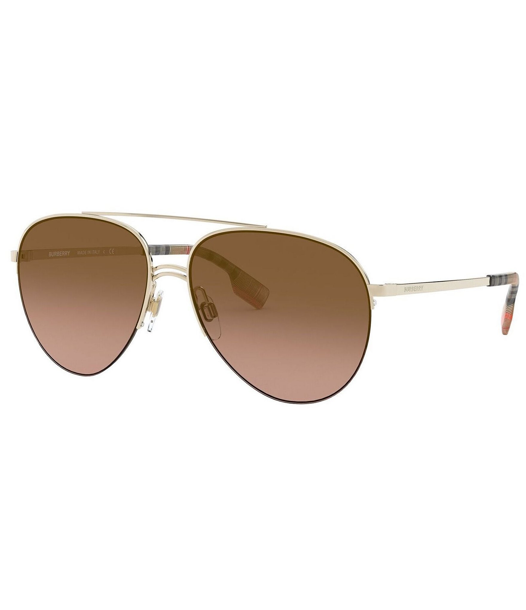 Half Rim Aviator Sunglasses Women's Color Top Oversized Aviators 