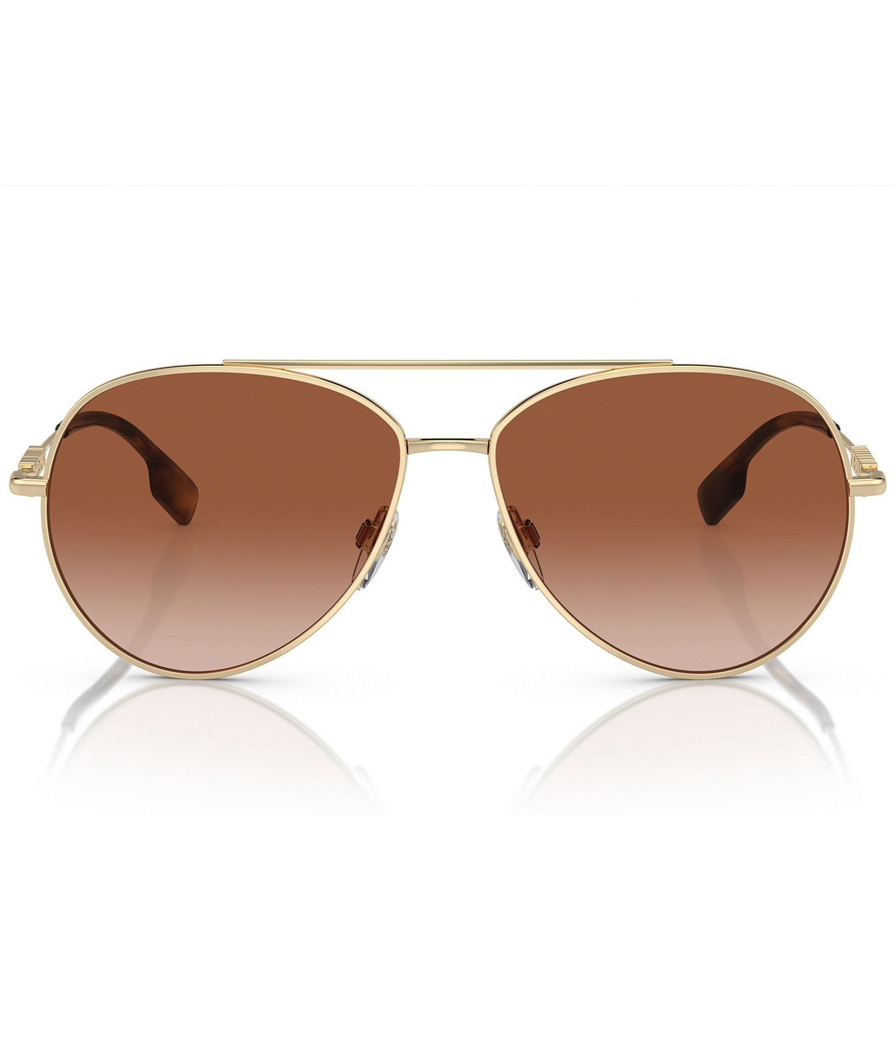 Burberry Unisex Be3147 58mm Aviator Sunglasses