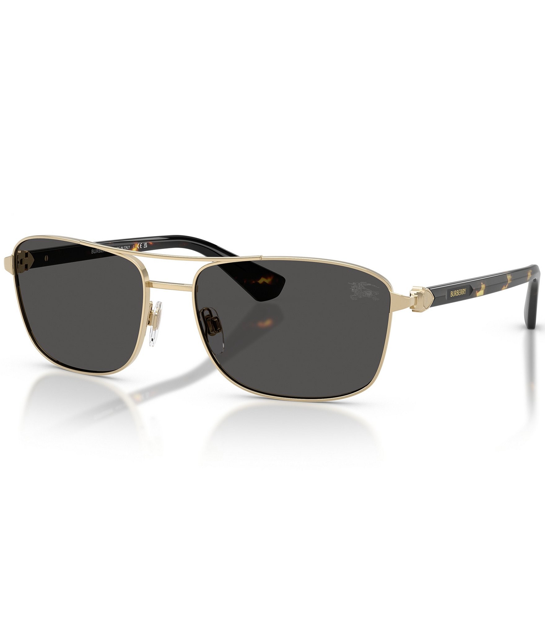 Burberry GOLD gradient 60mm Sunglasses Shop the Burberry BE3166 Sunglasses Light Gold/Dark Brown main image 2