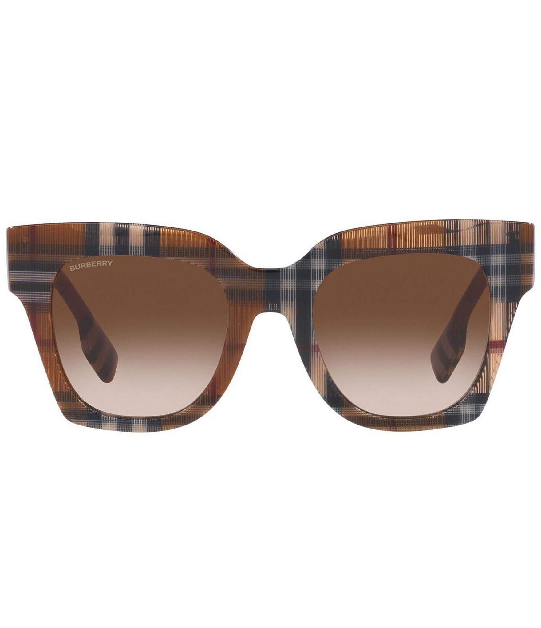 Burberry Women's BE4364 Kitty 49mm Square Check Sunglasses