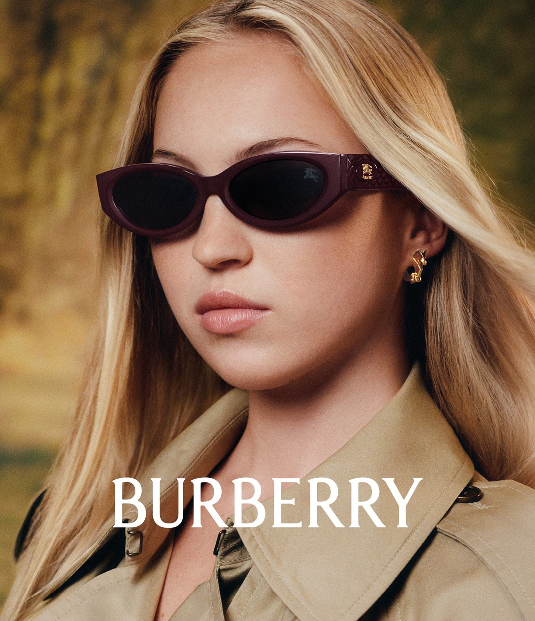 Burberry Women's BE4505U 54mm Oval Sunglasses