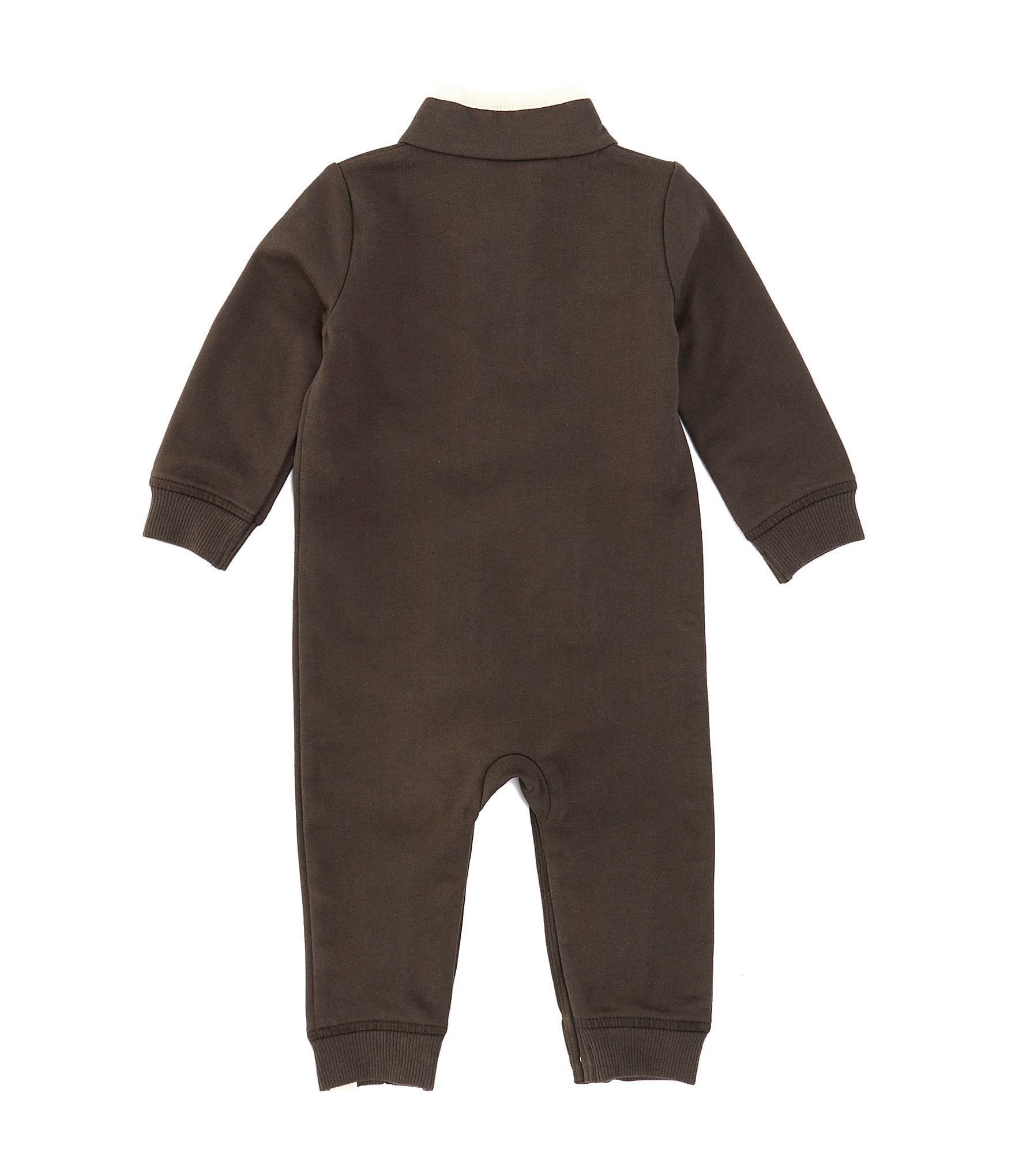 Burt's Bees Baby Boys Newborn-18 Months Quarter Zip Coverall