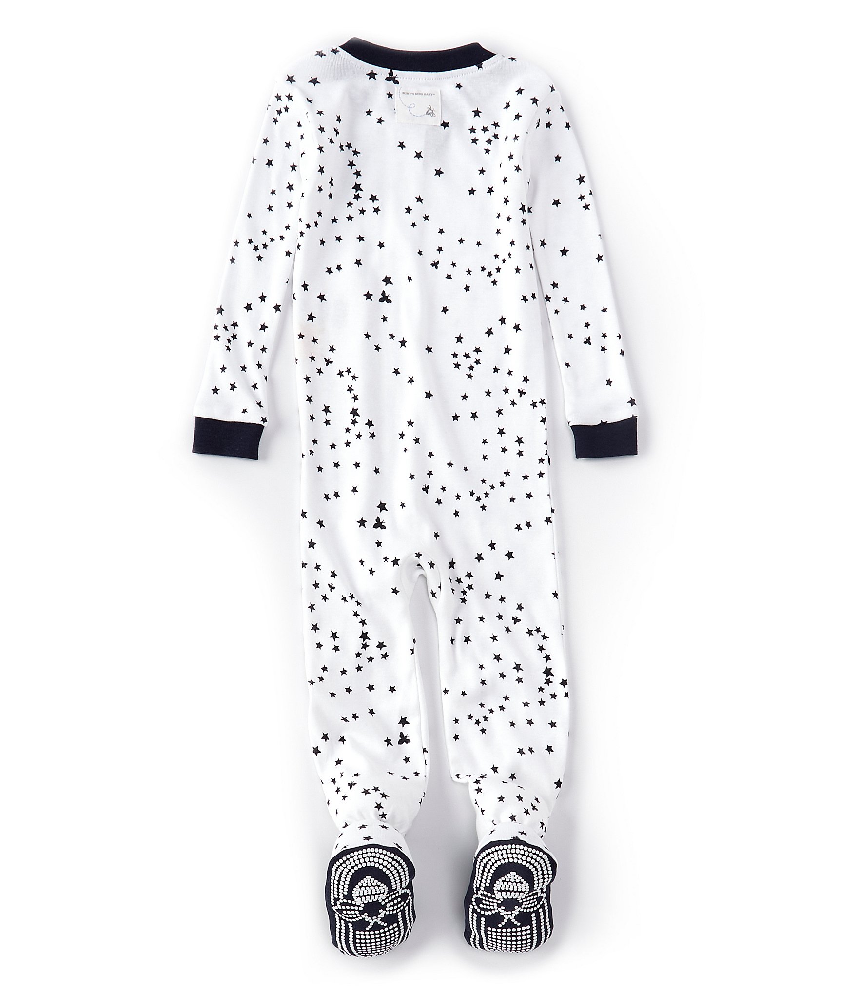 Burt's Bees Baby Newborn-24 Months Long-Sleeve Twinkle Bee Footed Sleeper