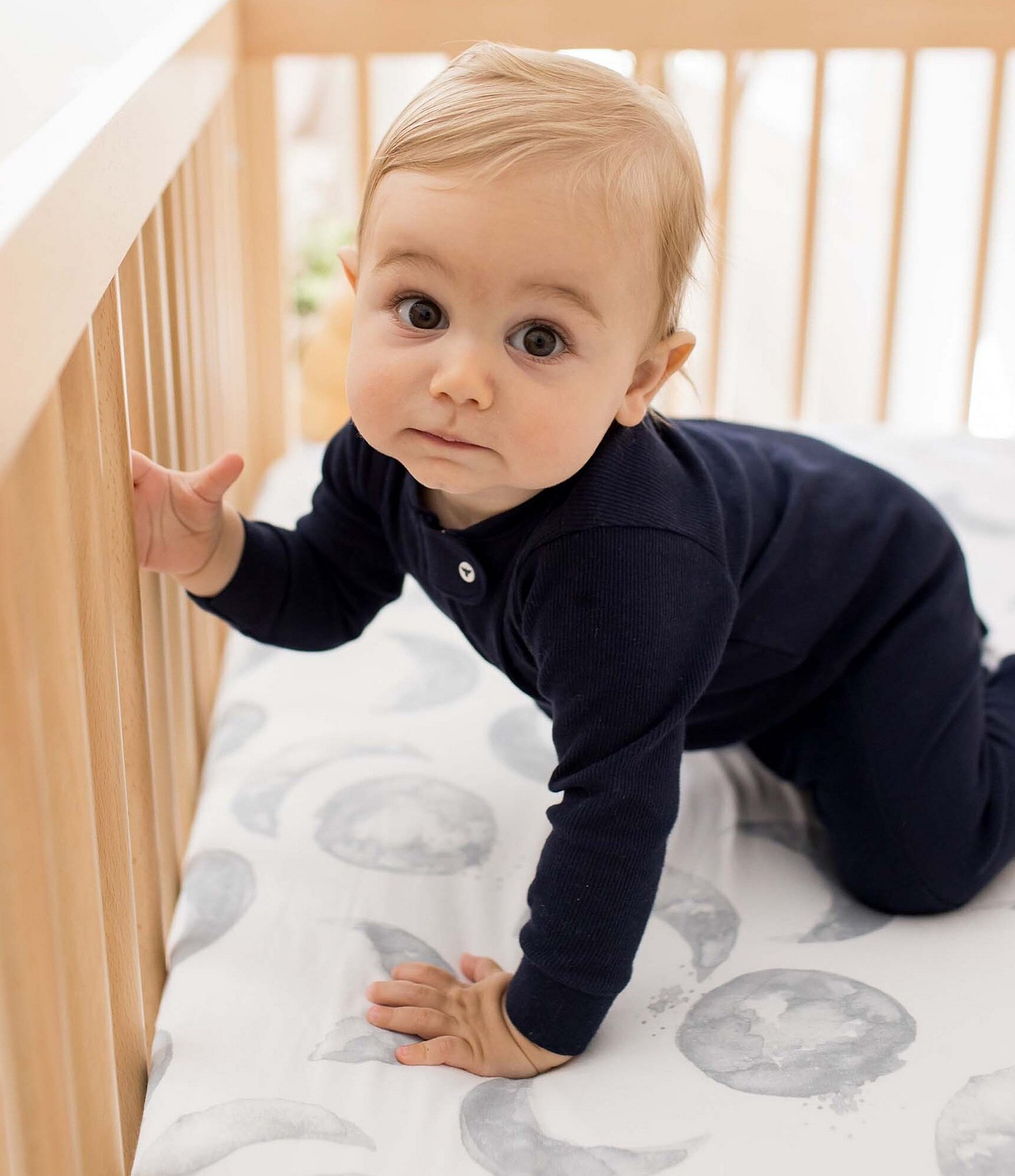 Burt's Bees Baby Long-Sleeve Organic Cotton Solid Footie Coverall