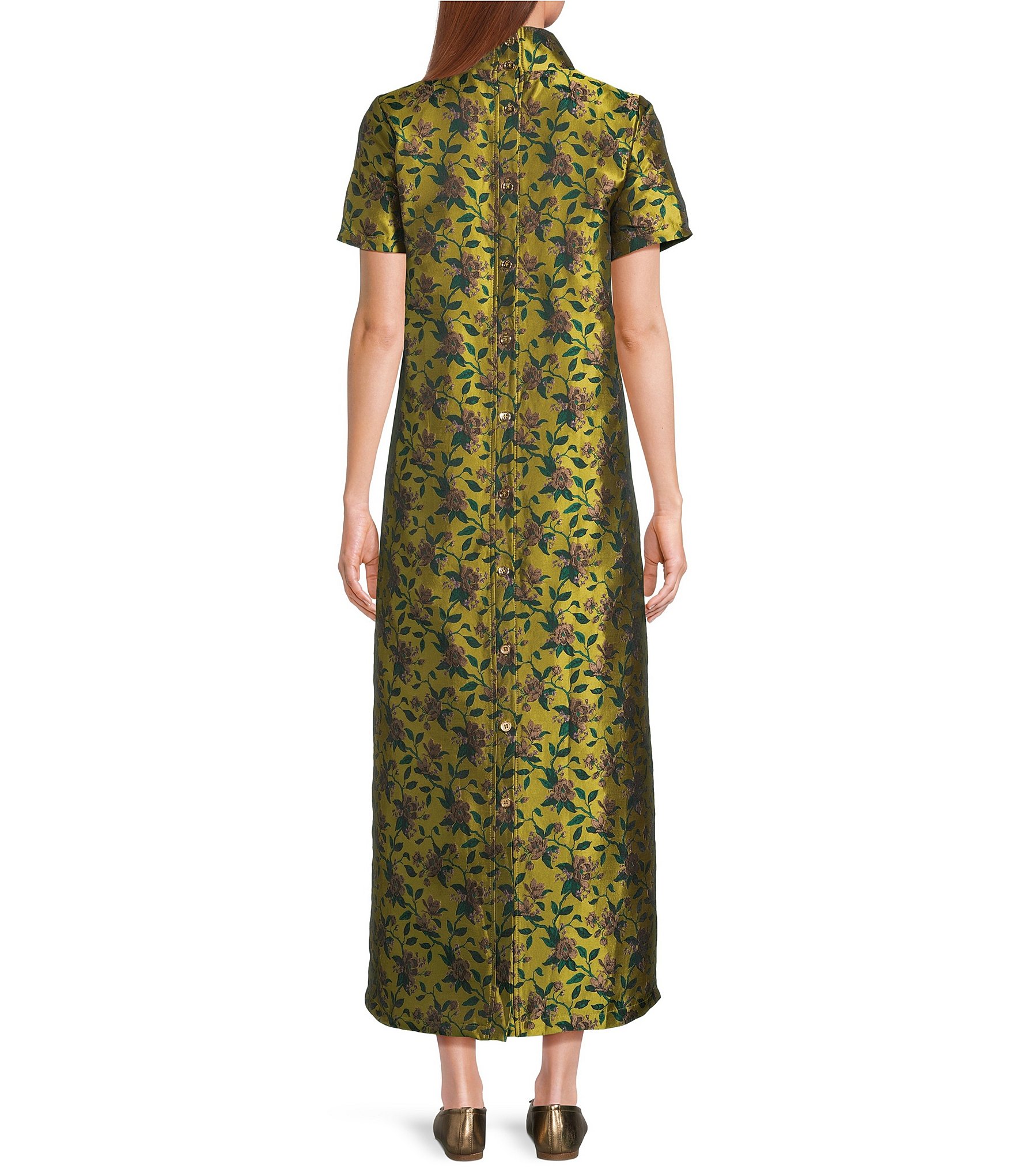 Buru Mock Neck Maxi Dress