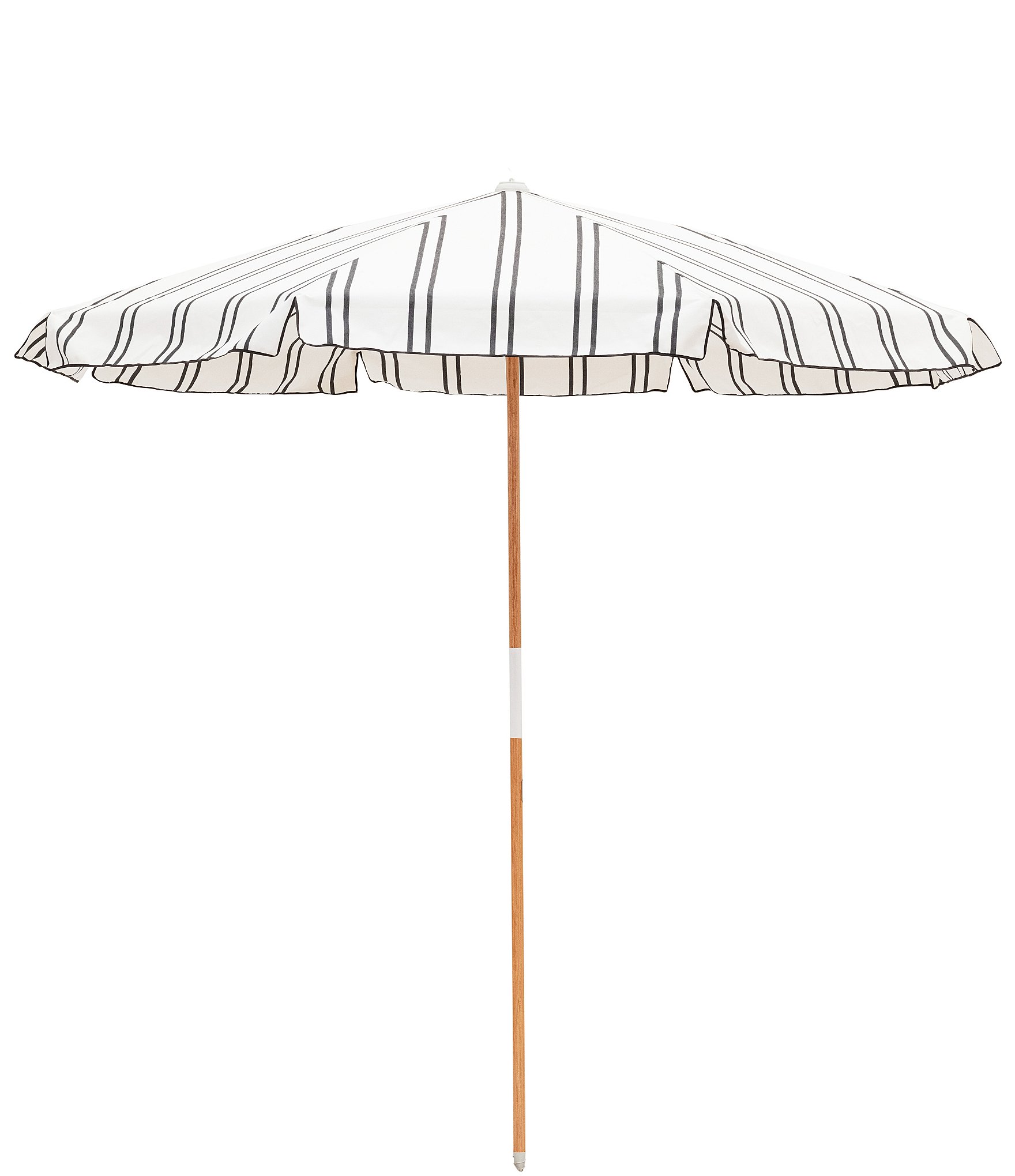 business & pleasure Amalfi Umbrella- Black Two Stripe