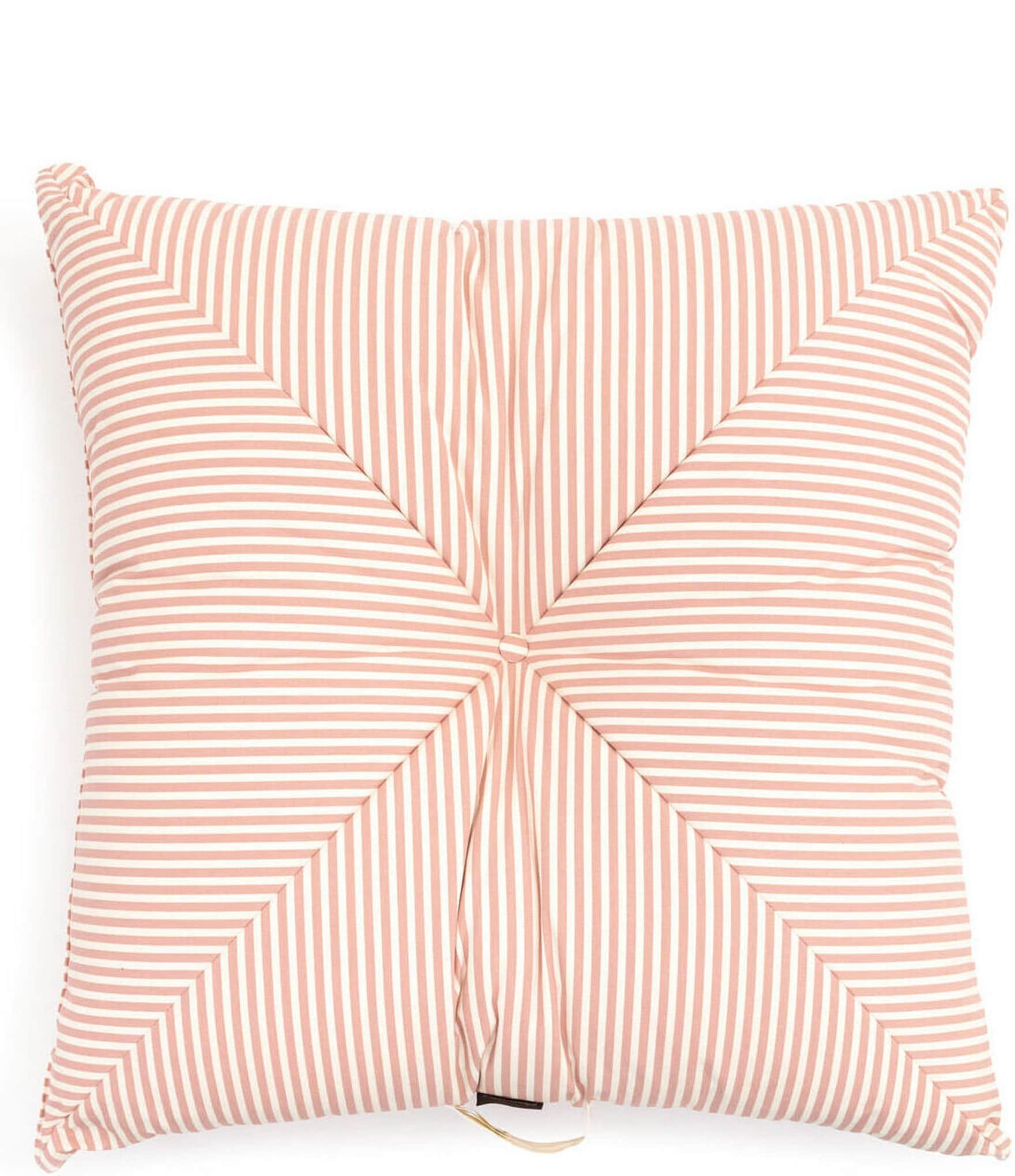 business & pleasure The Lauren's Stripe Outdoor Living Collection Floor Pillow