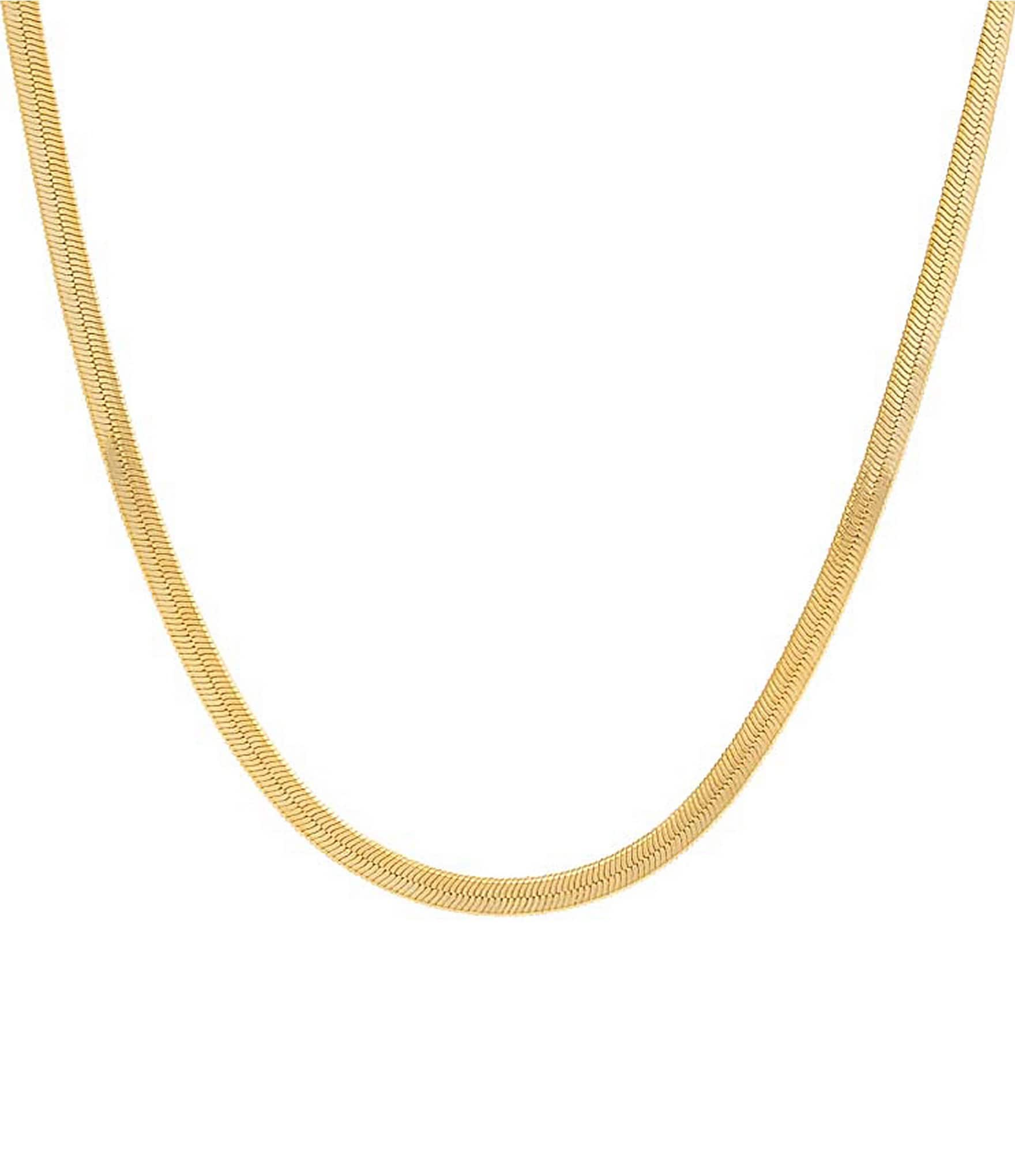 By Adina Eden Herringbone Choker Necklace | Dillard's