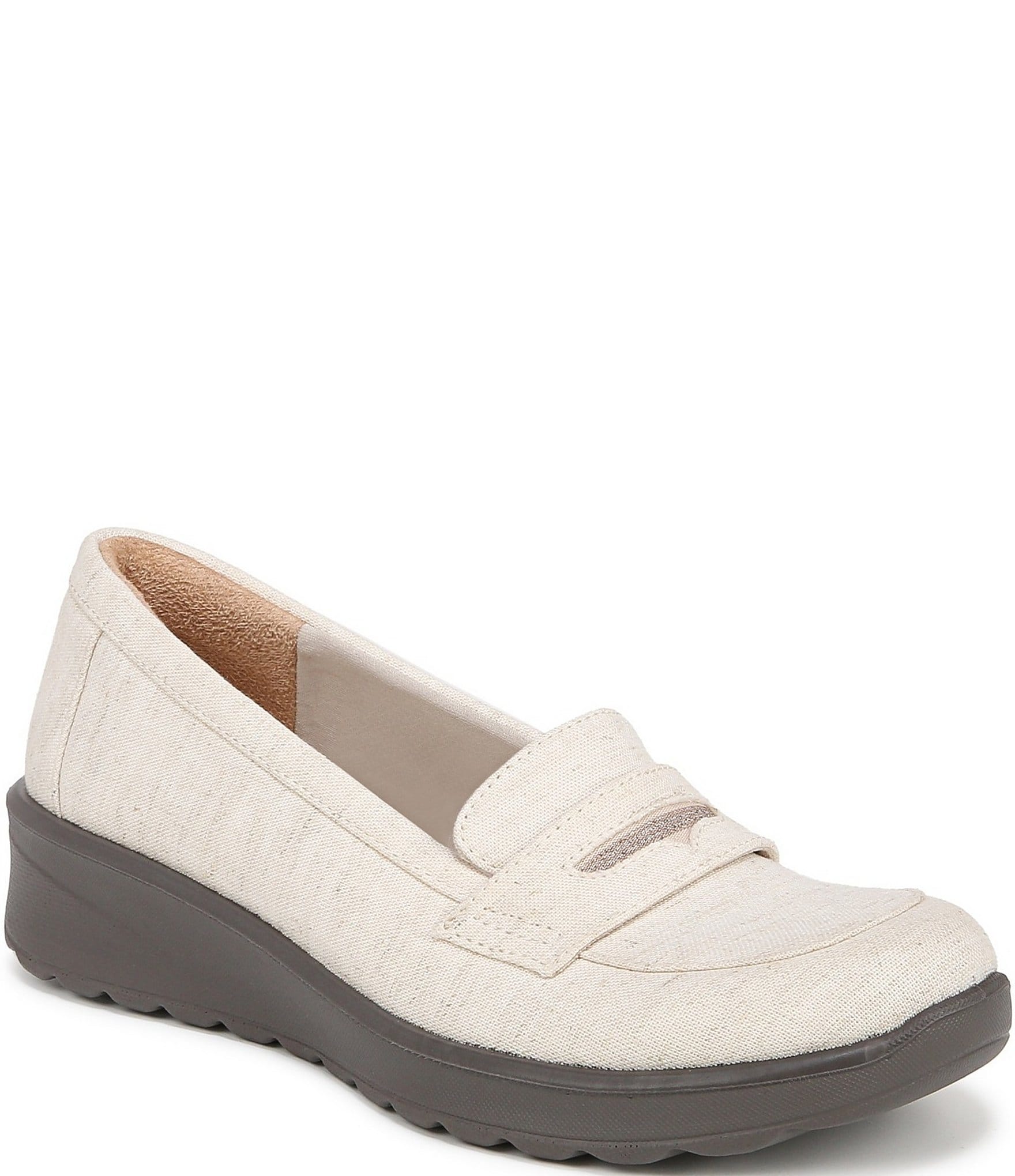 Bzees Gamma Washable Stretch Slip On Wedge Penny Loafers | Dillard's