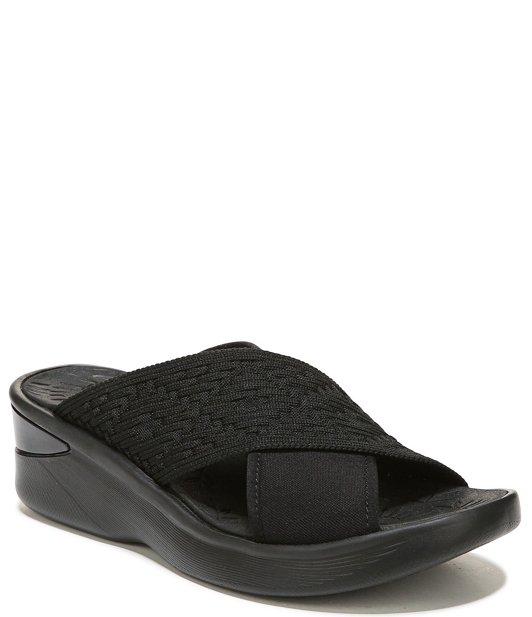 Bzees Sundance Washable Woven Wedge Slide Sandals Dillard's