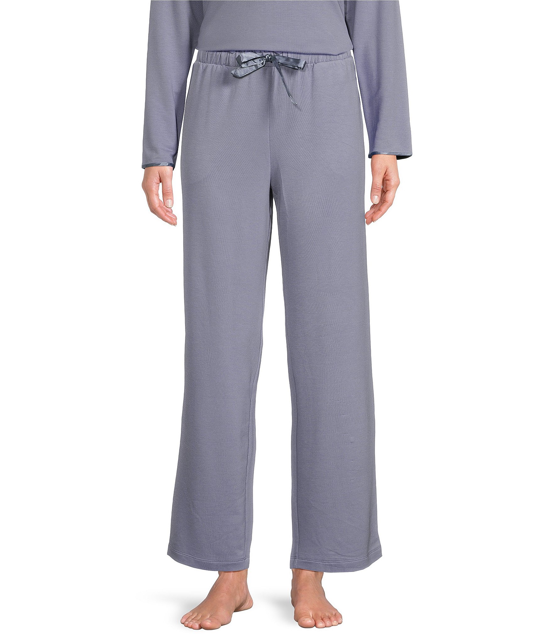 Cabernet French Terry Drawstring Tie Coordinating Sleep Pant