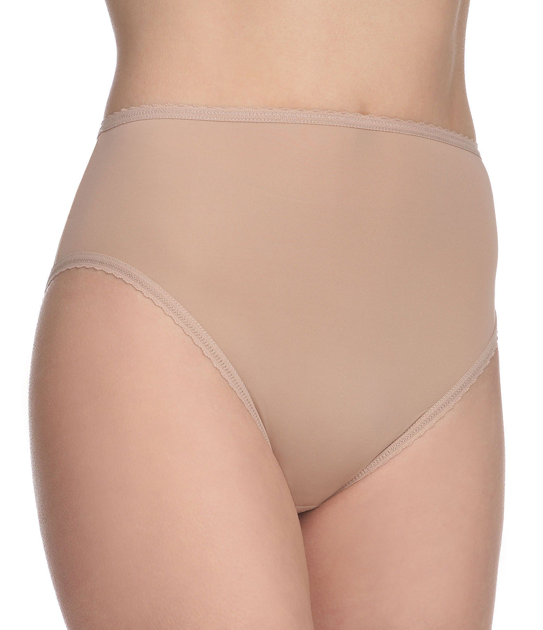 Cotillion by Cabernet Seamed To Fit Stretch Hi-Cut Brief Panty