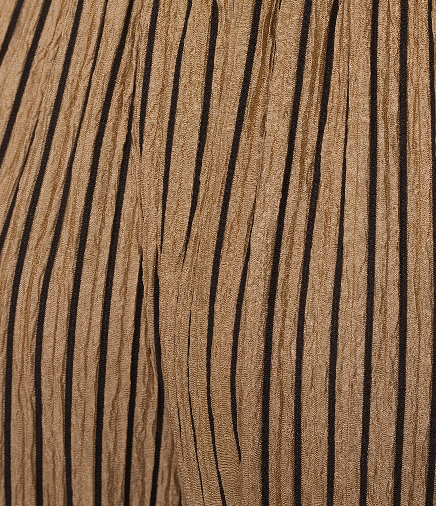Calessa Knit Stripe Wide Leg Pull-On Ankle Coordianting Pants