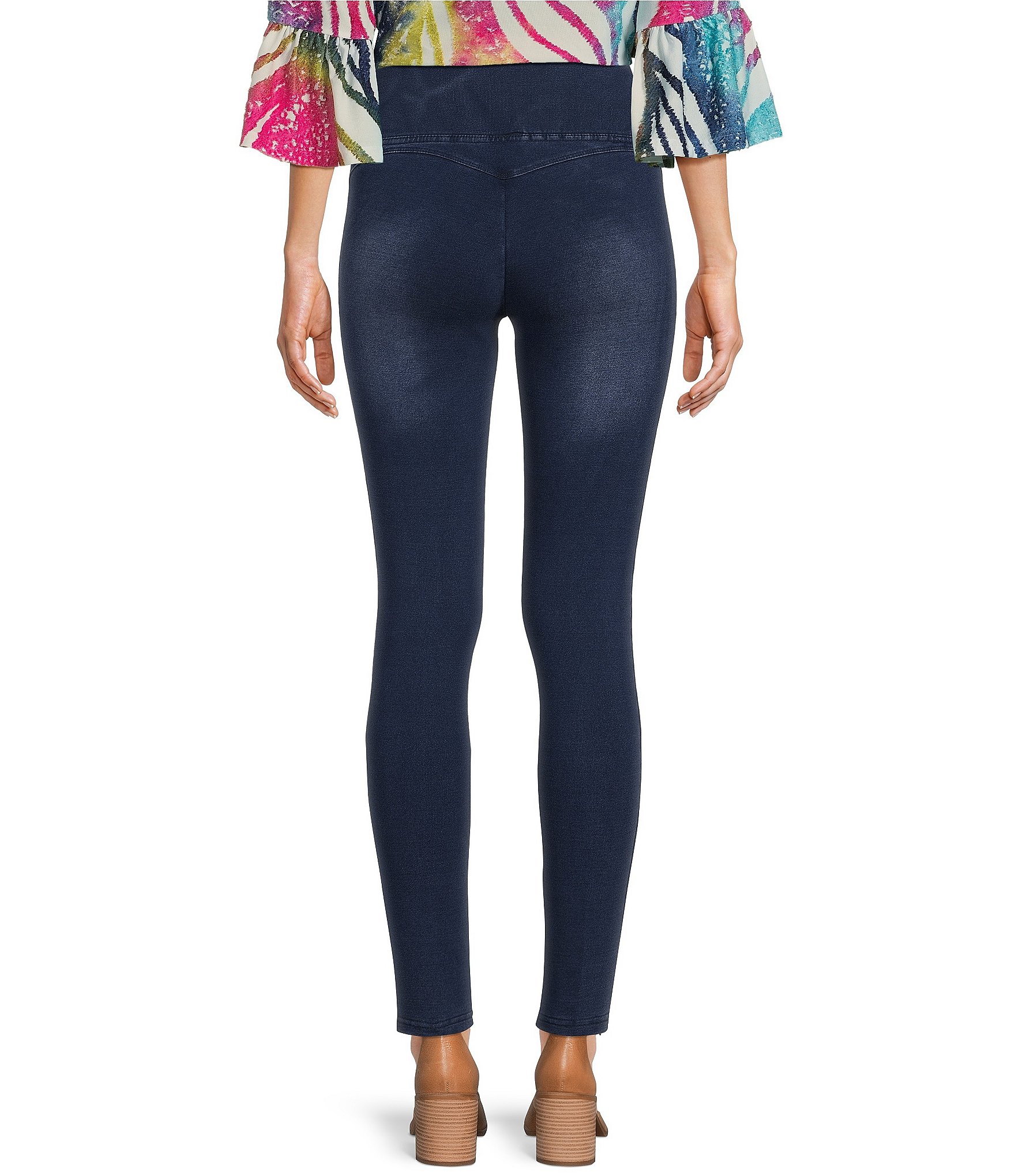 Calessa Ponte Denim 4-Way Stretch Jeggings