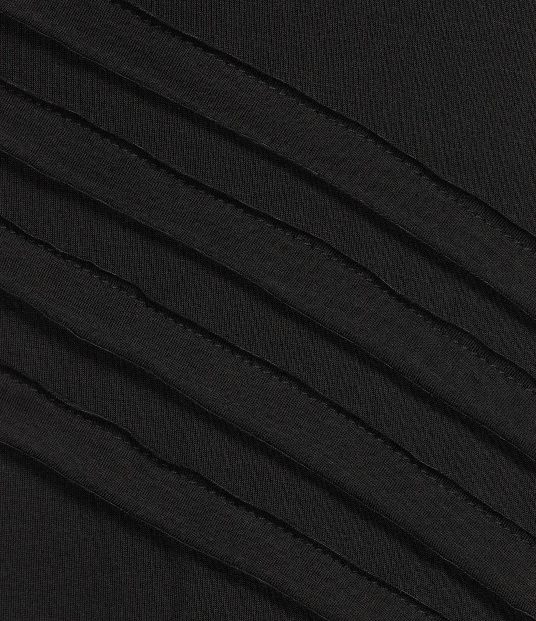 Calessa Tape Detail Knit Pull-On A-Line Midi Knit Skirt
