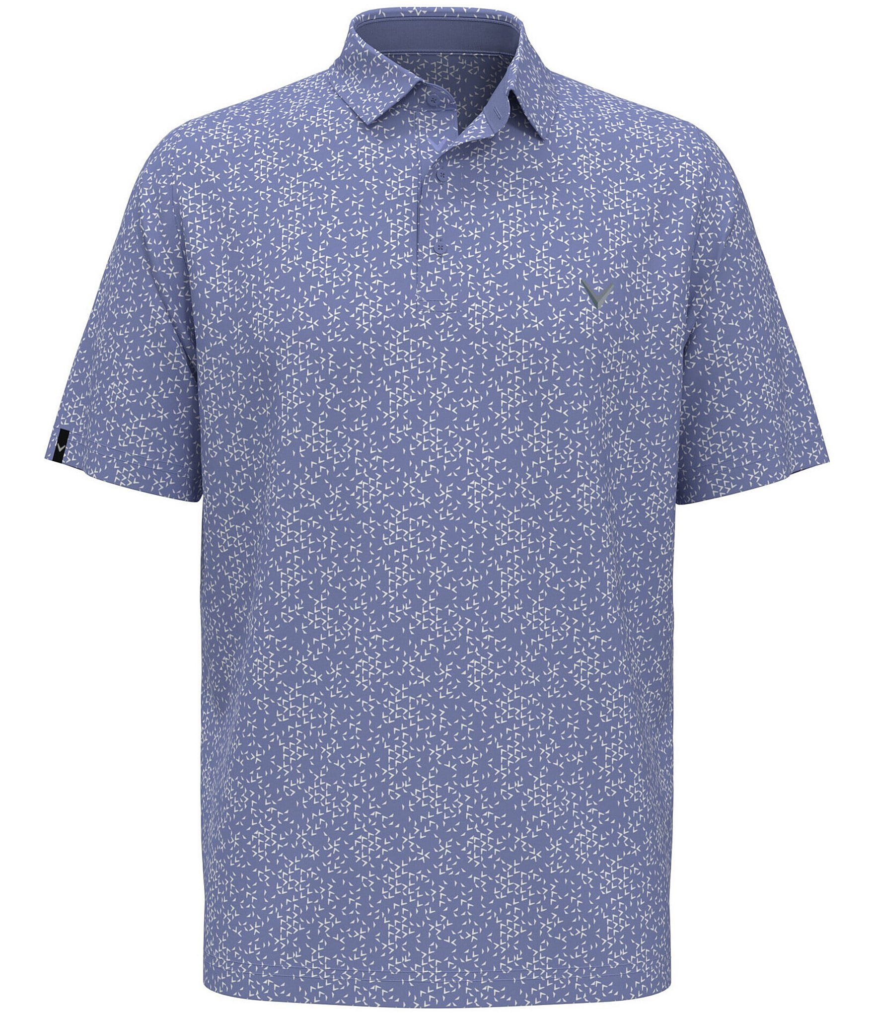 Callaway Big & Tall Short Sleeve Printed Polo Shirt | Dillard's