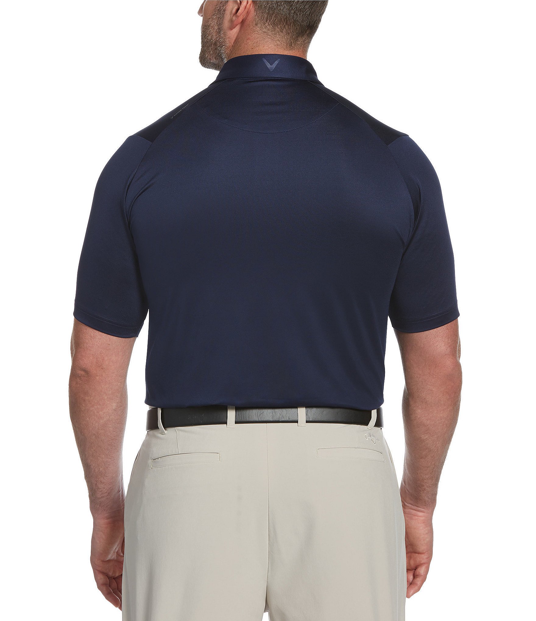 Callaway Golf Big & Tall Solid Swing Tech™ Stretch Short-Sleeve Polo Shirt