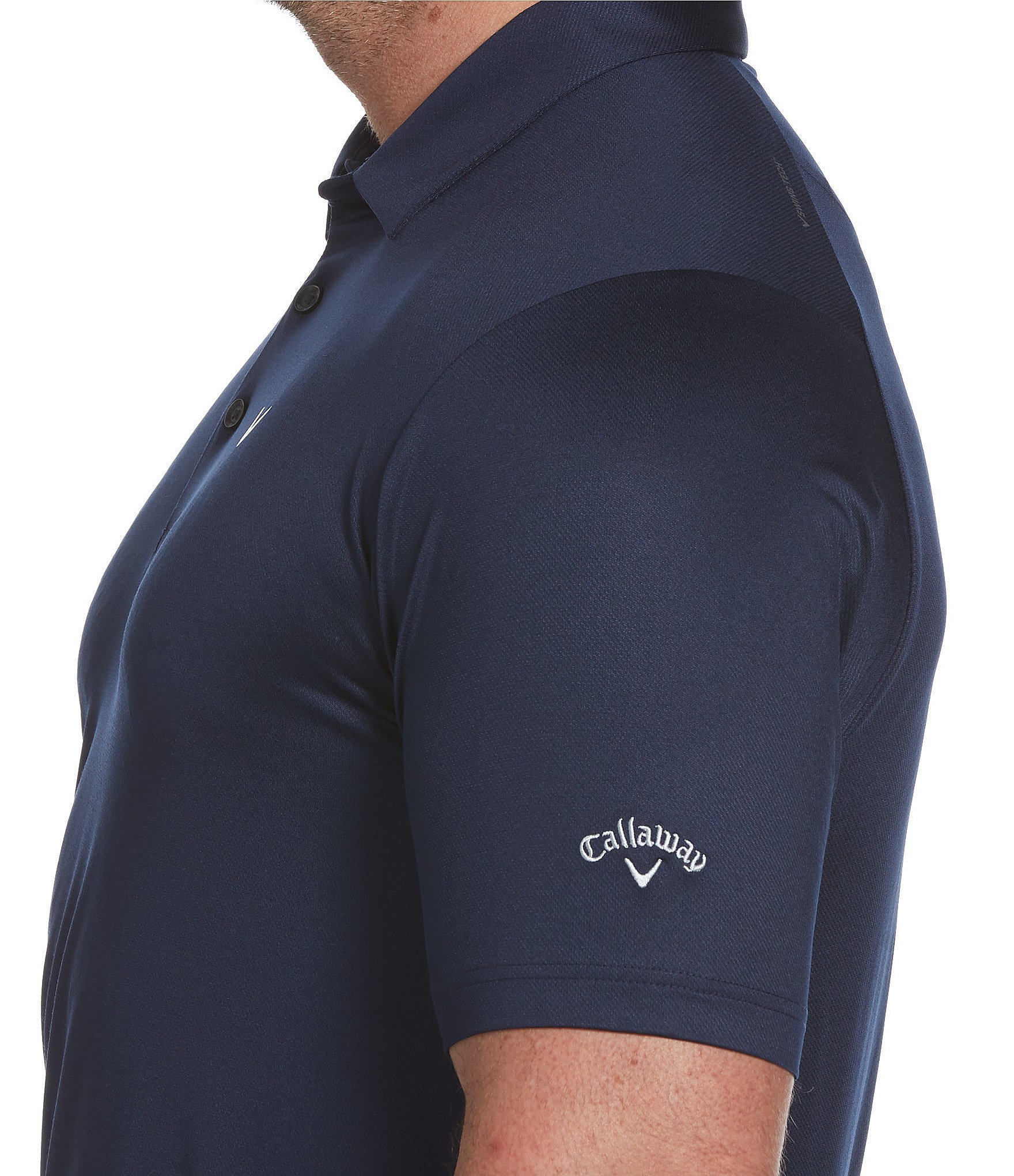 Callaway Golf Big & Tall Solid Swing Tech™ Stretch Short-Sleeve Polo Shirt