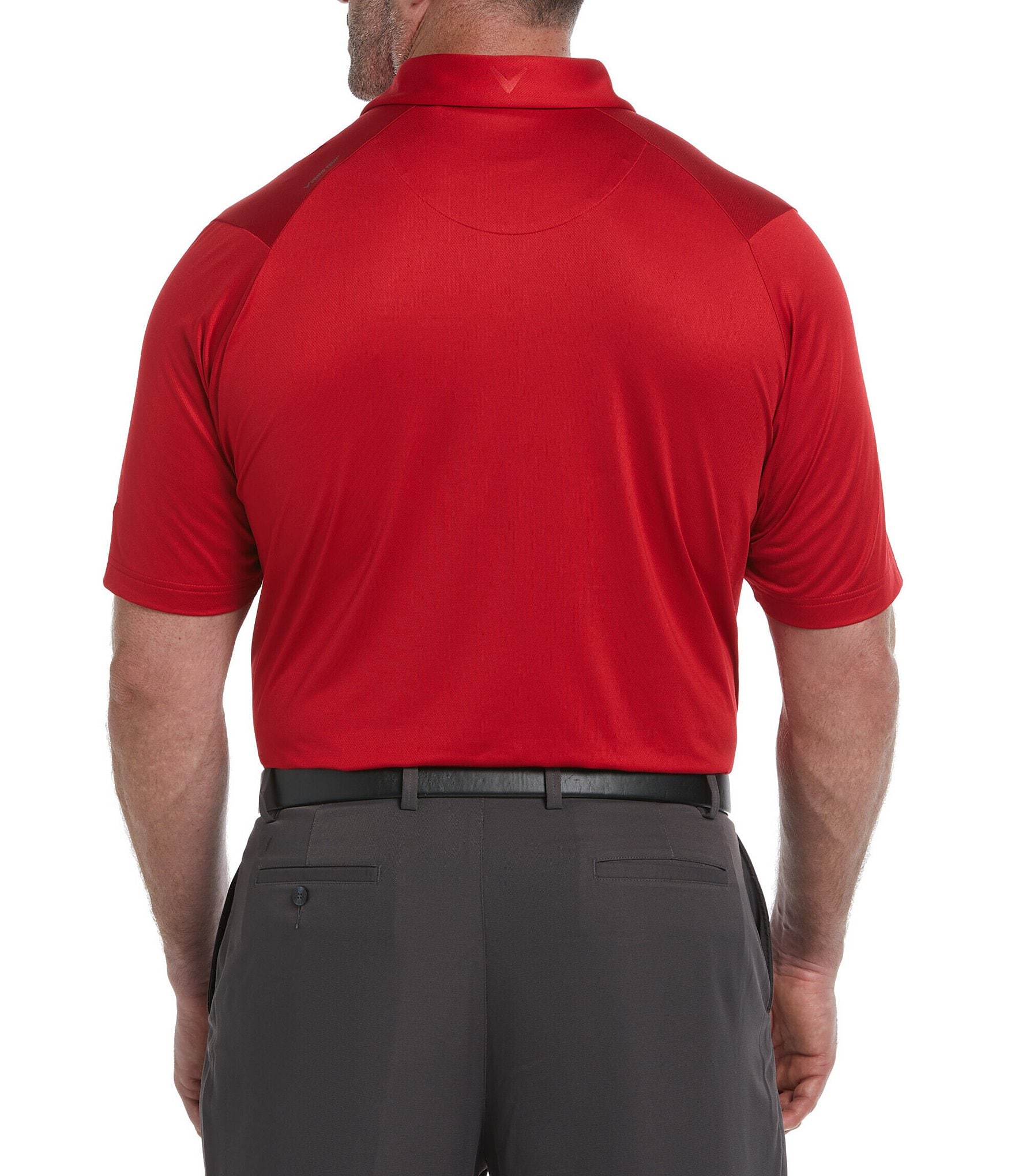 Callaway Golf Big & Tall Solid Swing Tech™ Stretch Short-Sleeve Polo Shirt