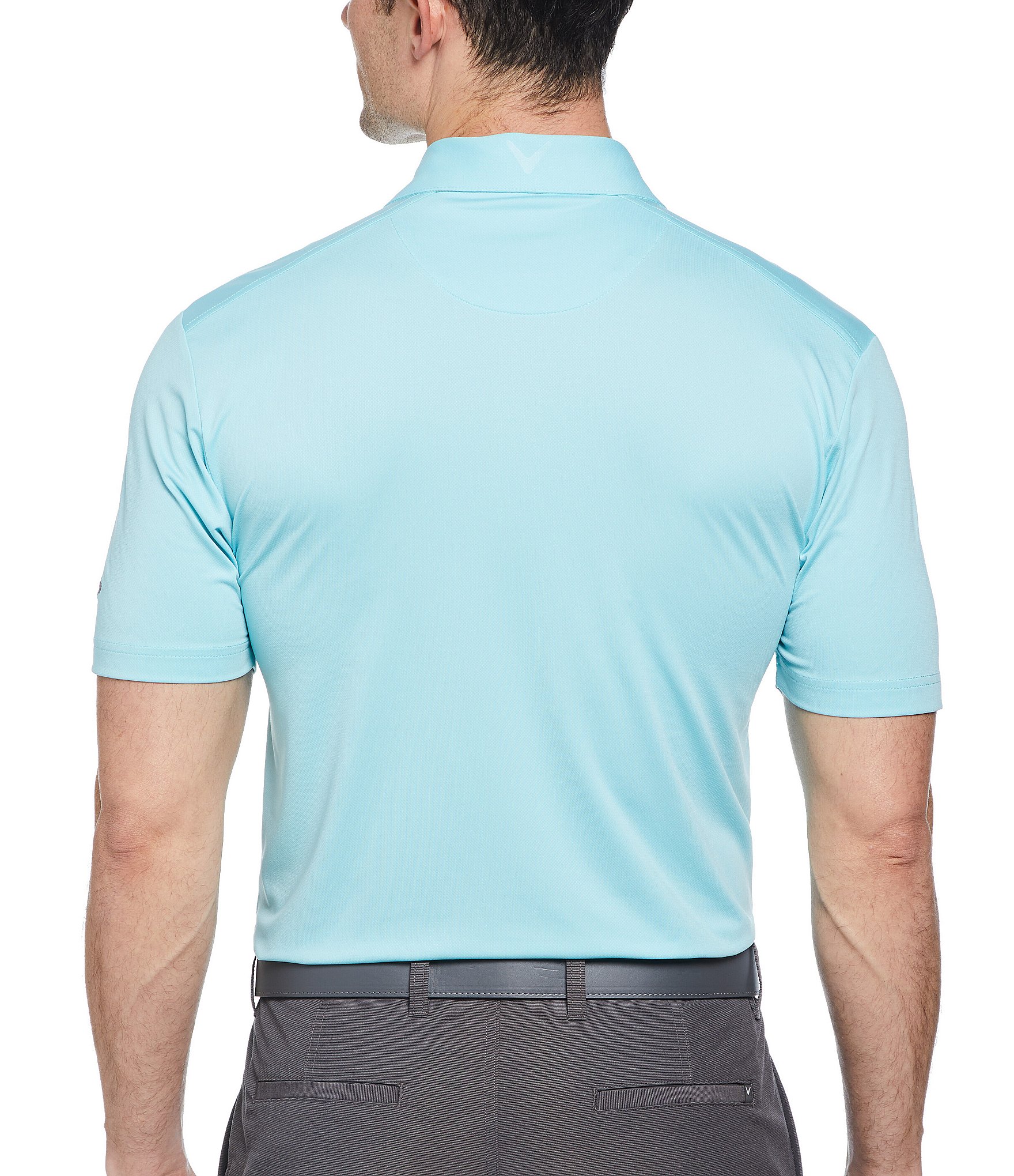 Callaway Short Sleeve Solid Knit Polo Shirt