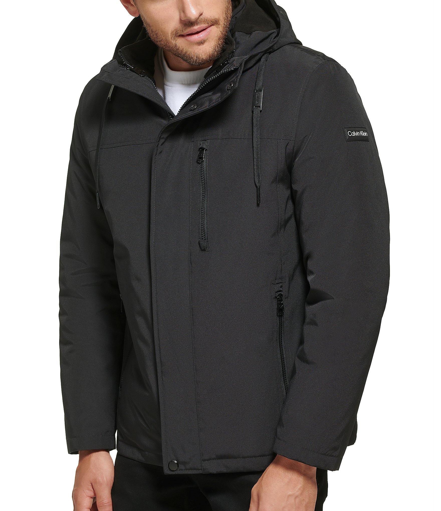 Calvin Klein Arctic Faille Three-In-One Systems Jacket