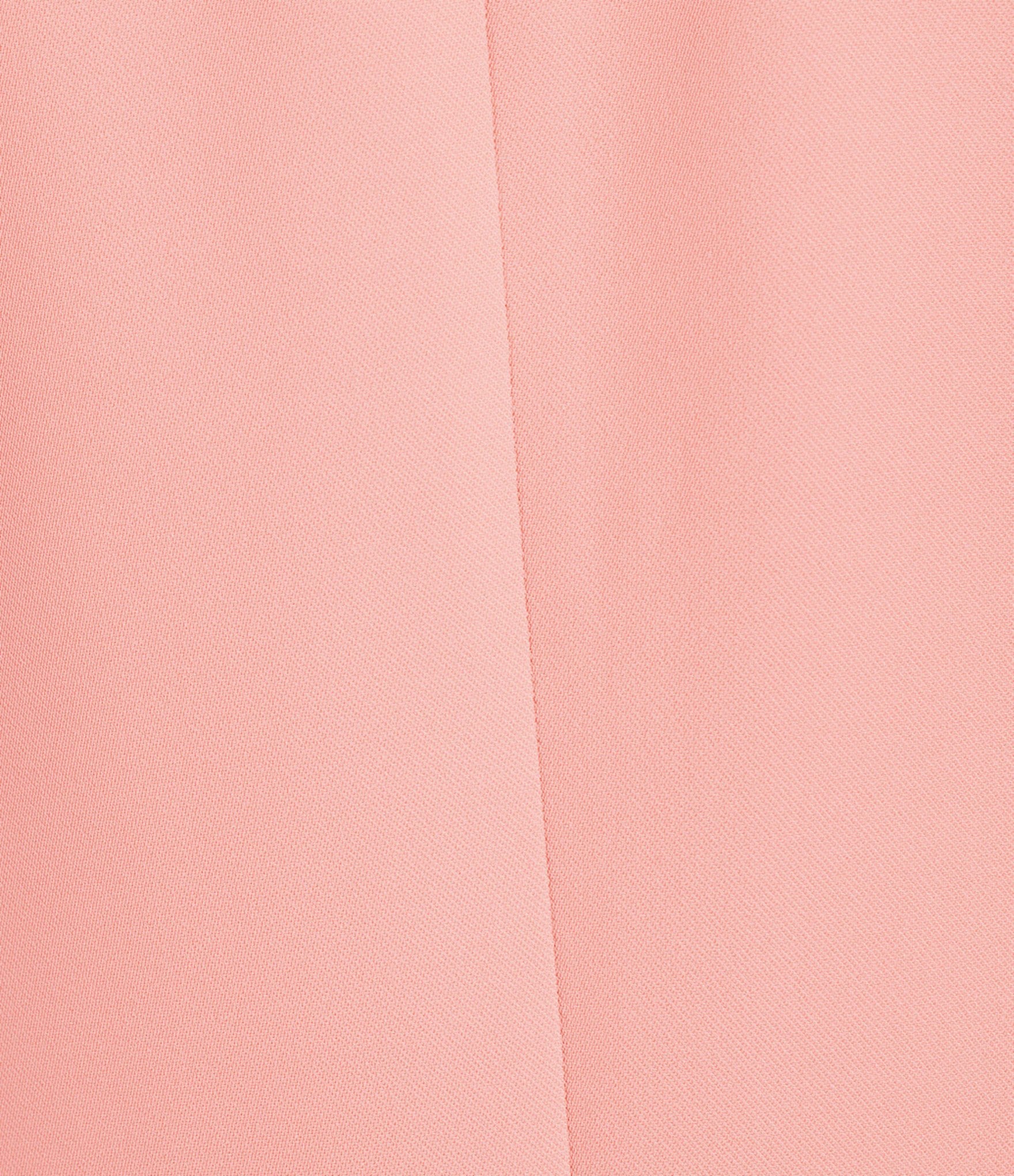 Calvin Klein Coordinating Crepe Notch Collar Roll Tab Sleeve Open Front Jacket