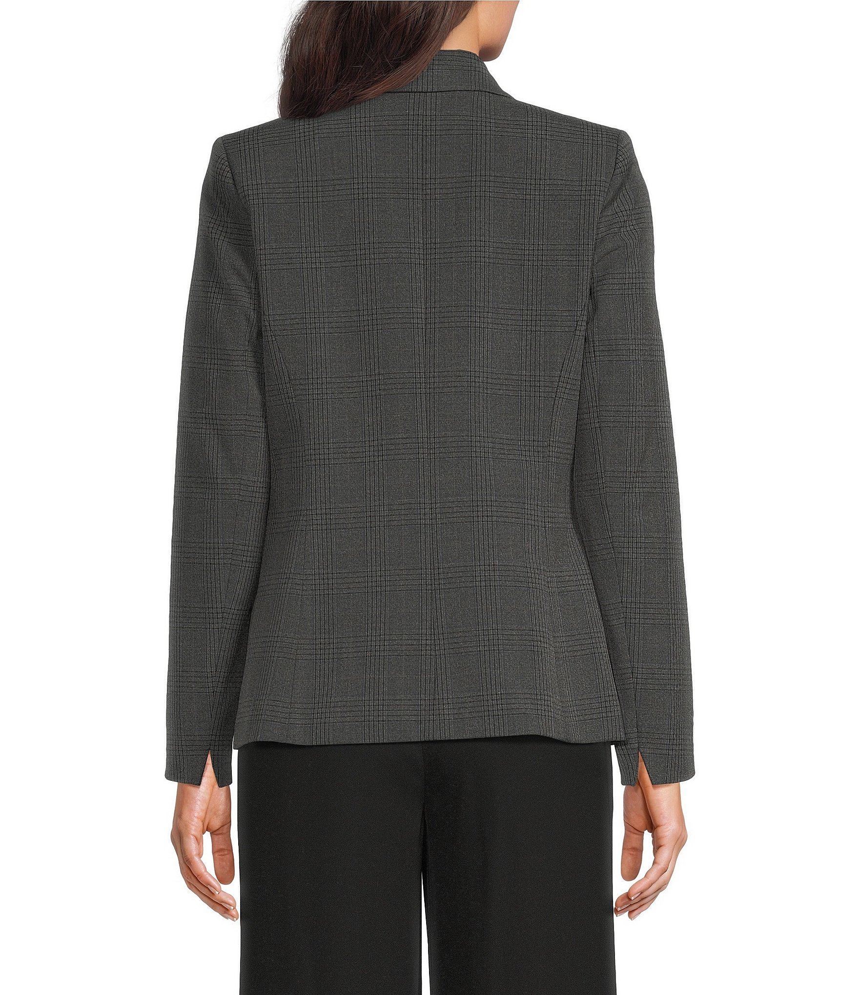 Calvin Klein Coordinating Double Breasted Notch Lapel Neck Long Sleeve Blazer