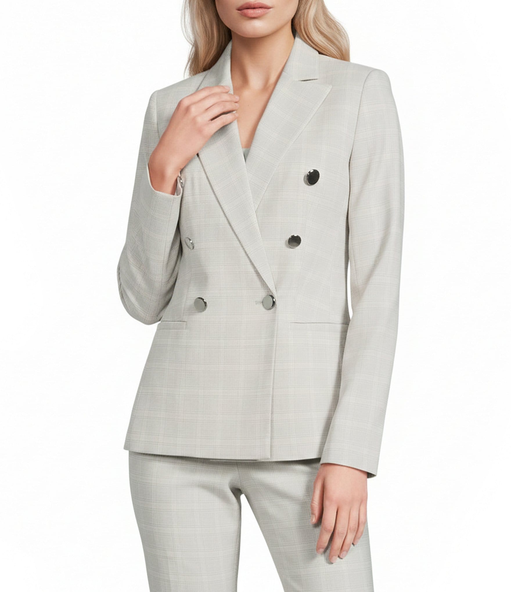 slim fit dress slacks Womens Notched Lapel Pockets Button Work Office Blazer Jacket Suit –  Lookbook Store
