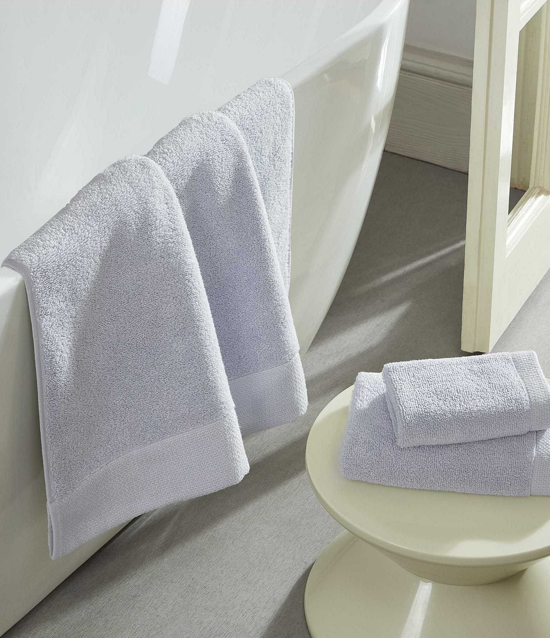 Calvin Klein Entwine Solid Cotton Terry 3-Piece Bath Towel Set