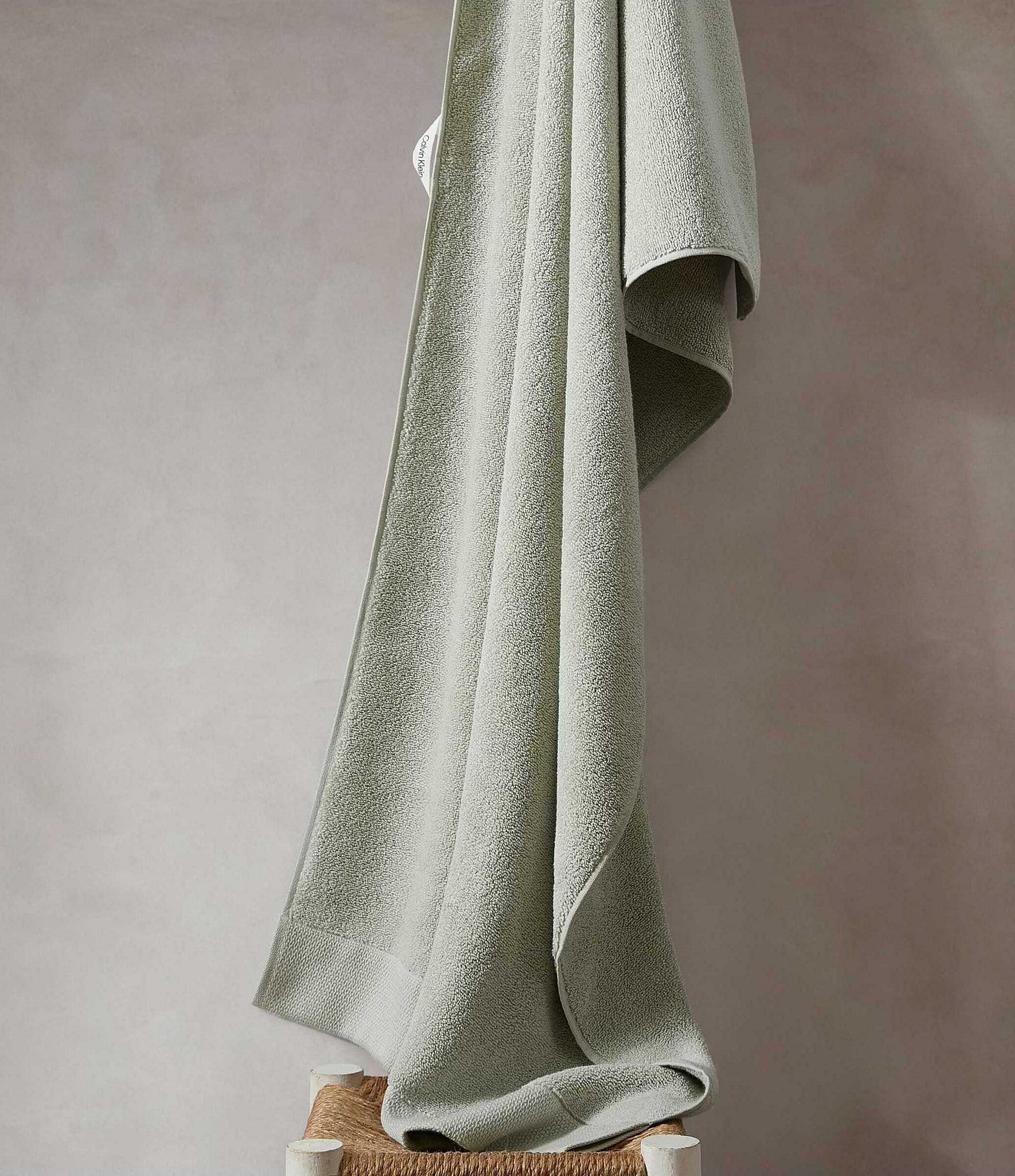 Calvin Klein Entwine Solid Cotton Terry 3-Piece Bath Towel Set