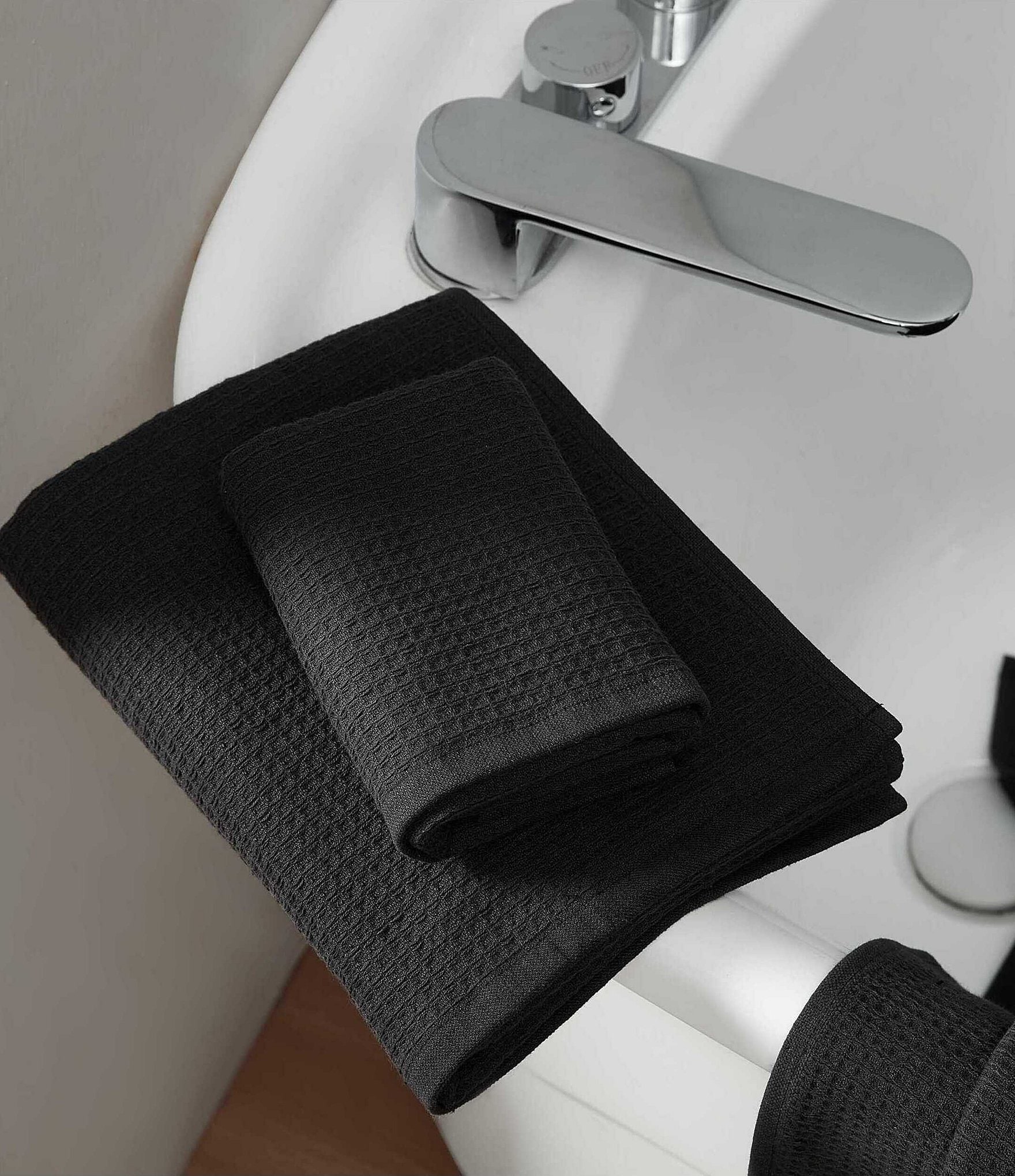 Calvin Klein Eternity Solid Cotton Terry 3 Piece Bath Towel Set