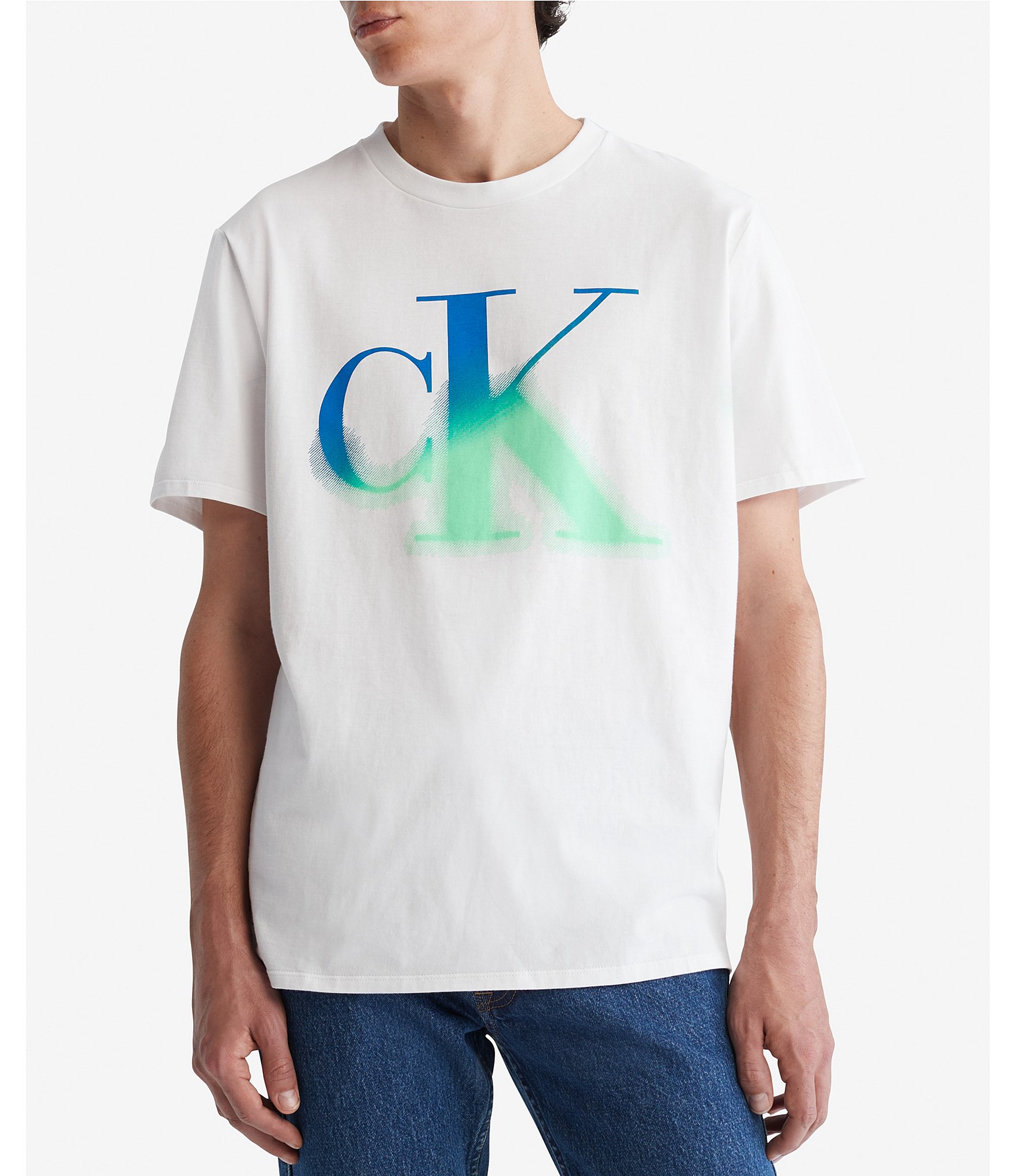 Monogram Gradient Cotton Crewneck - Ready to Wear