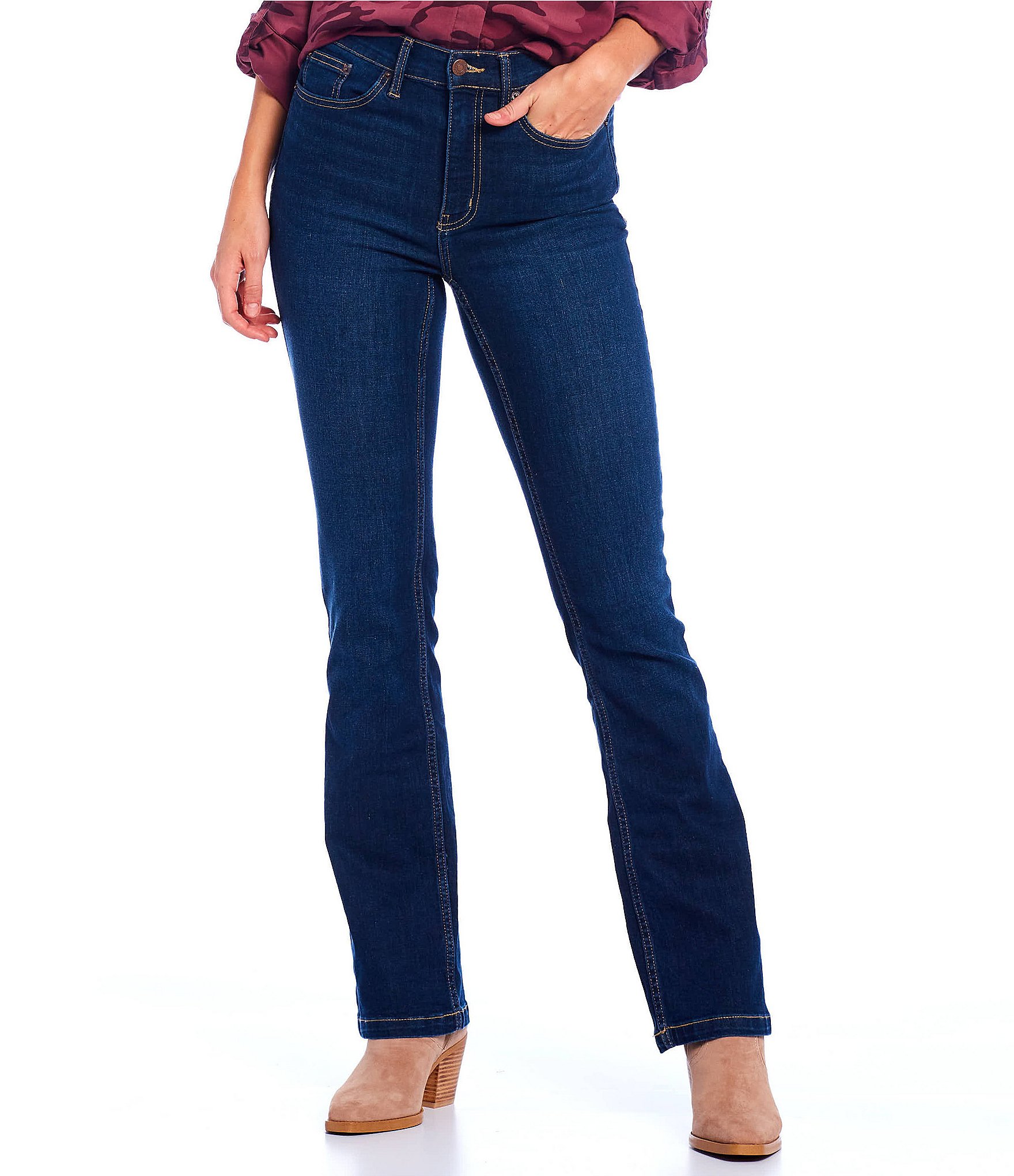 Calvin Klein Jeans High Rise Bootcut Jeans | Dillard's