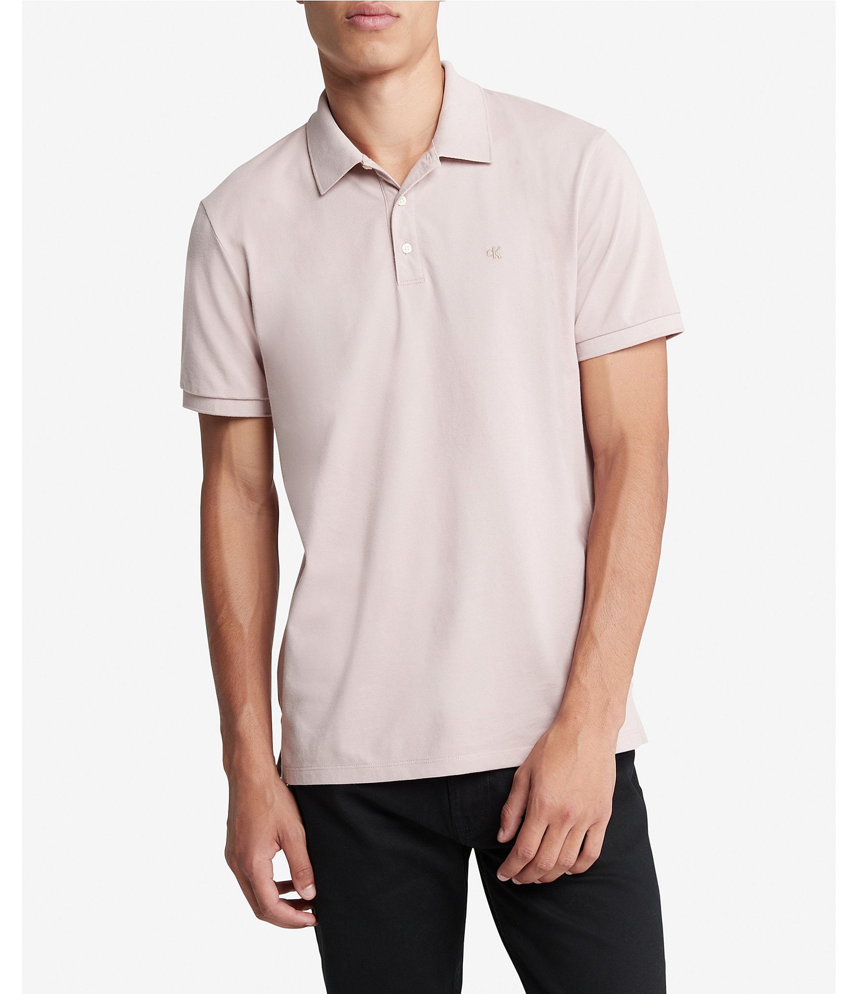 Calvin Klein Short Sleeve Classic Fit Smooth Polo Shirt | Dillard's