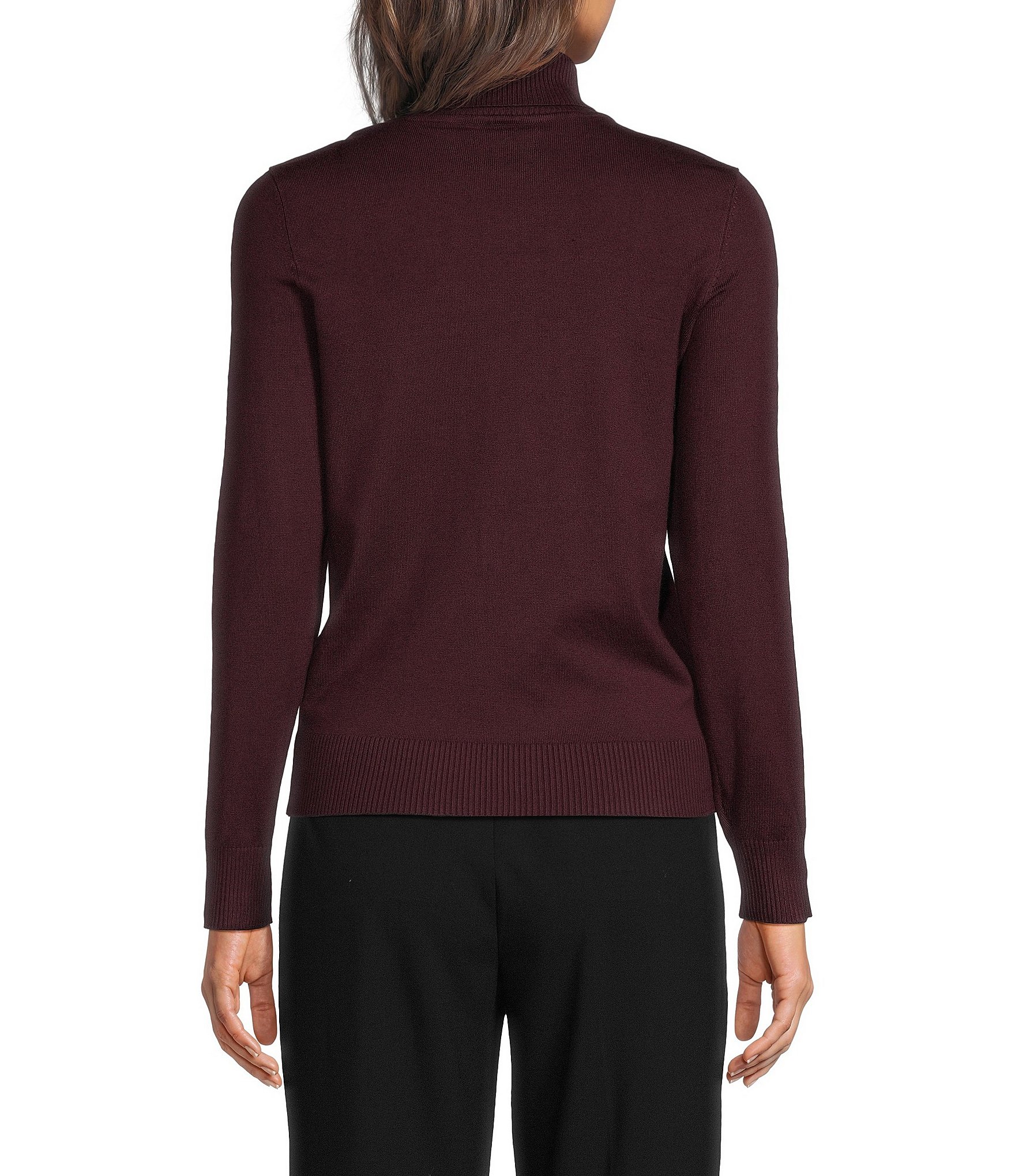 Calvin Klein Long Sleeve Turtleneck Top