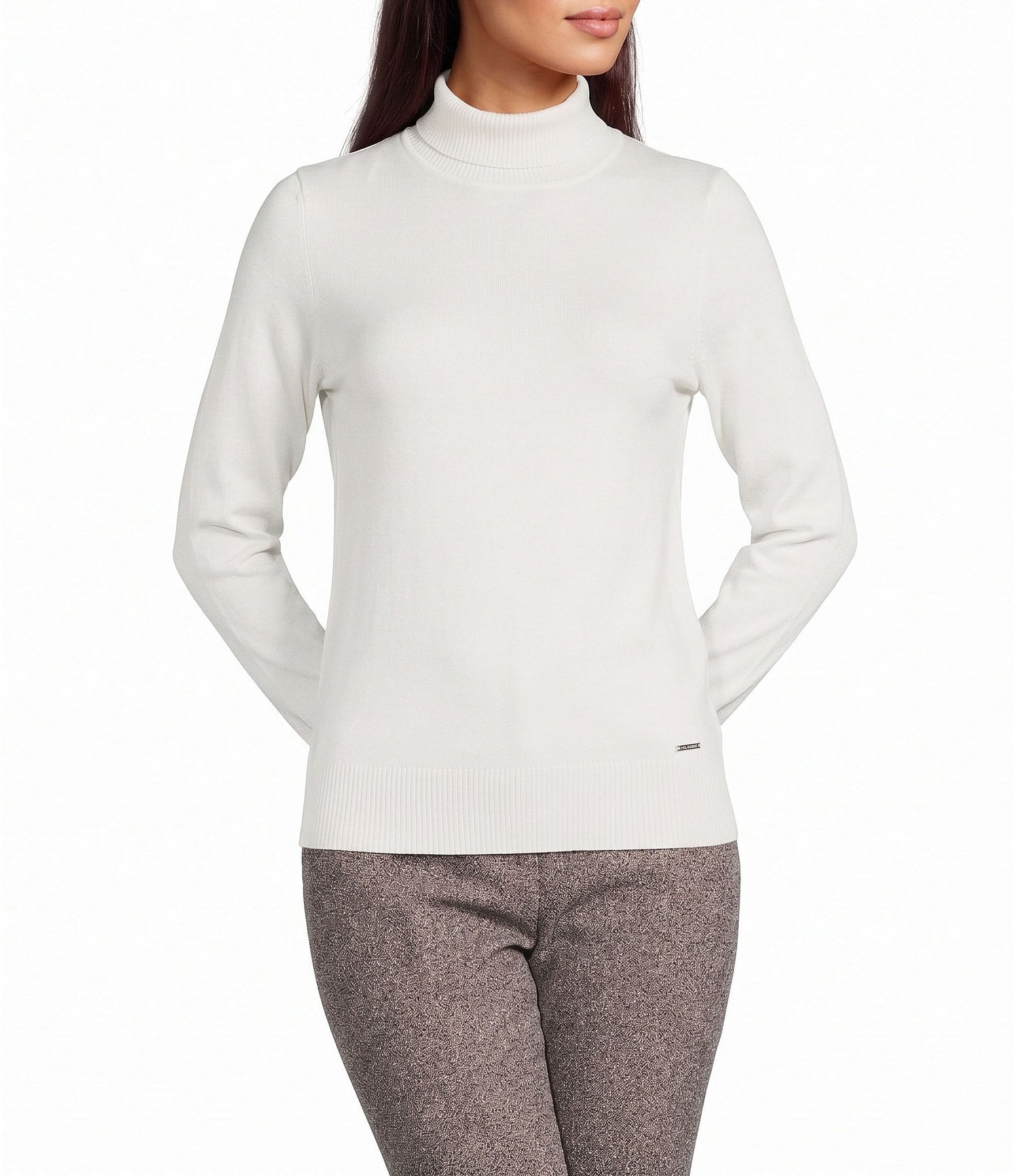 Calvin Klein Long Sleeve Turtleneck Top