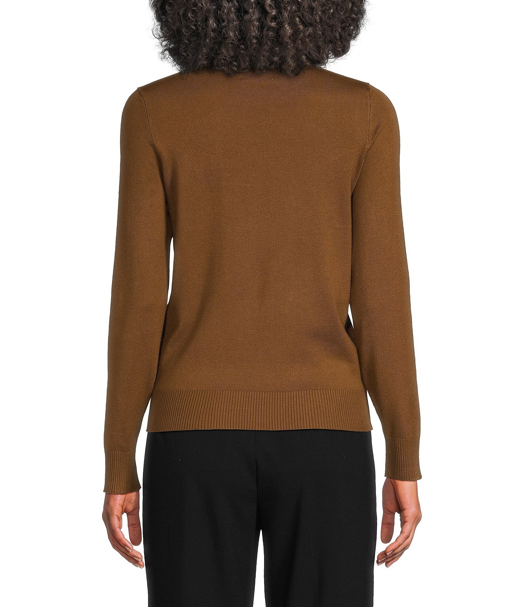 Calvin Klein Long Sleeve Turtleneck Top