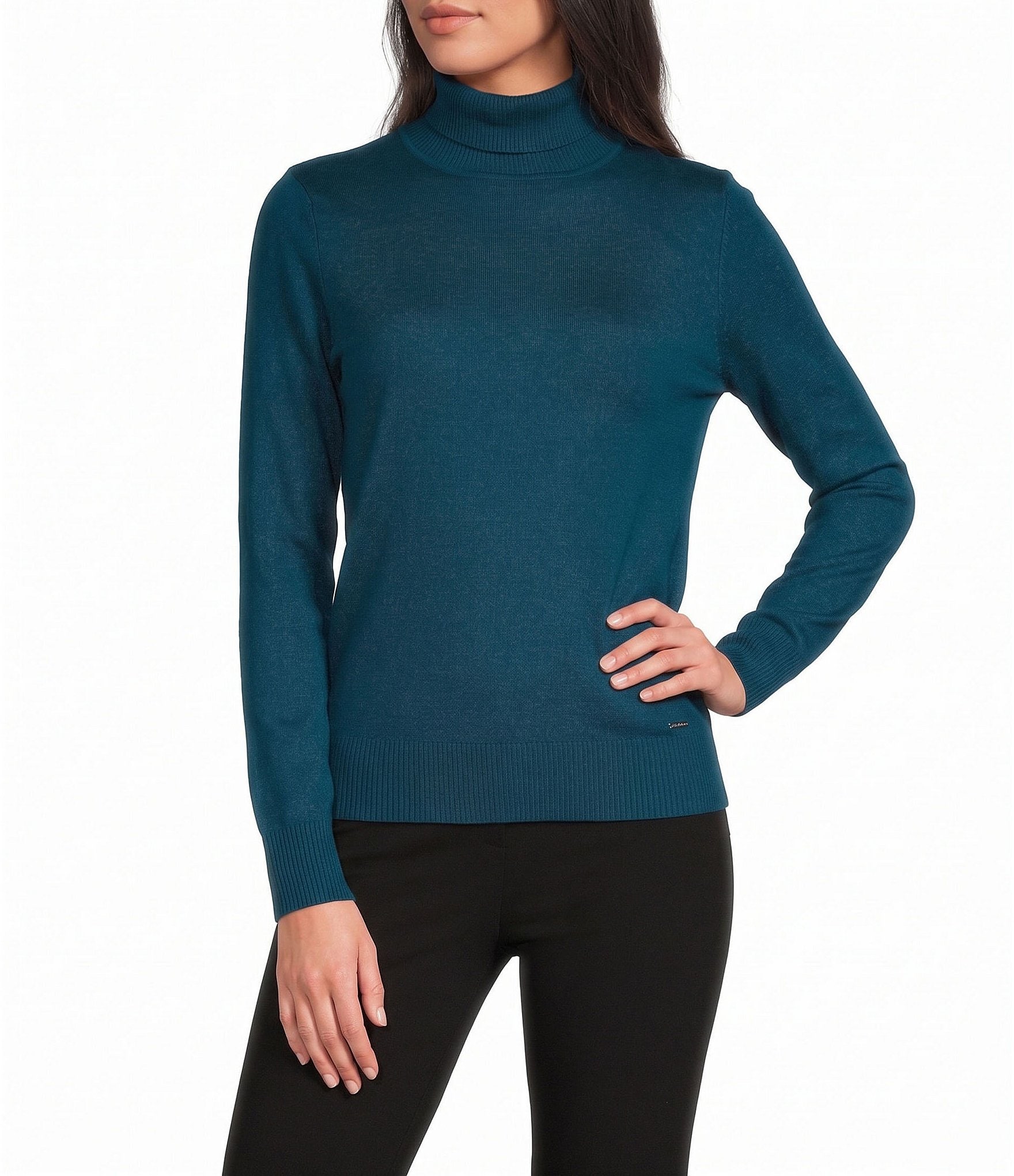 Calvin Klein Long Sleeve Turtleneck Top