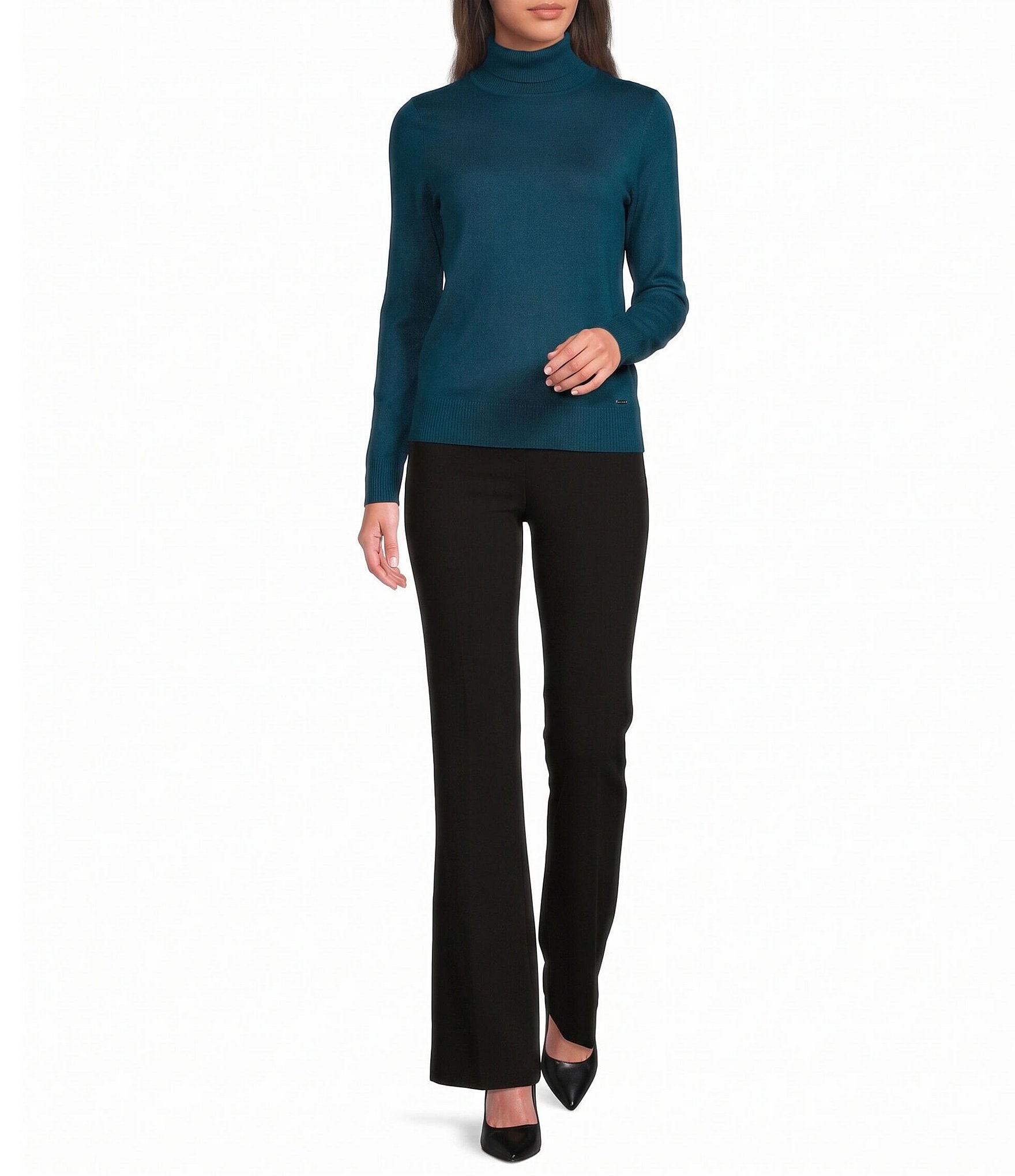 Calvin Klein Long Sleeve Turtleneck Top