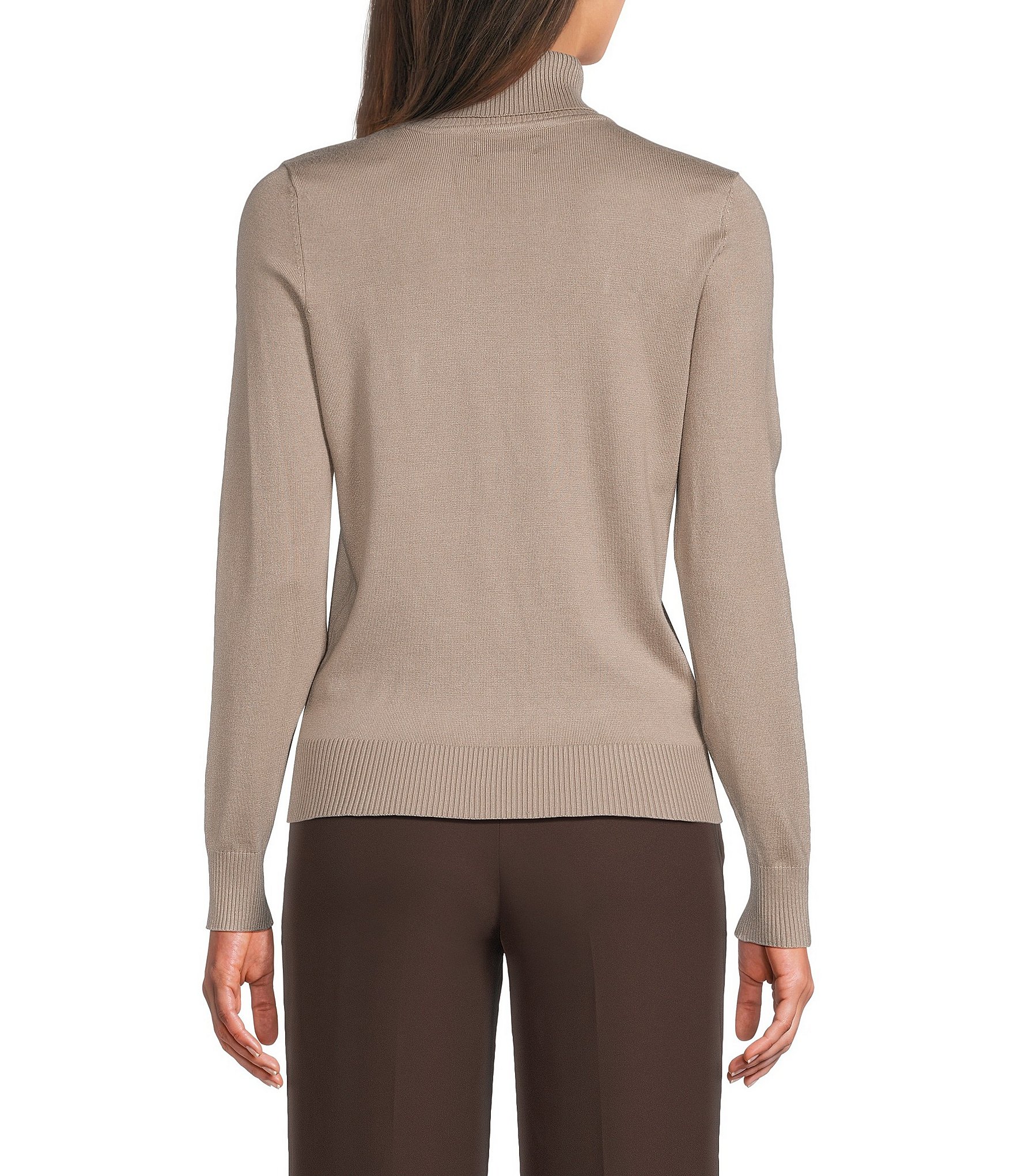 Calvin Klein Long Sleeve Turtleneck Top