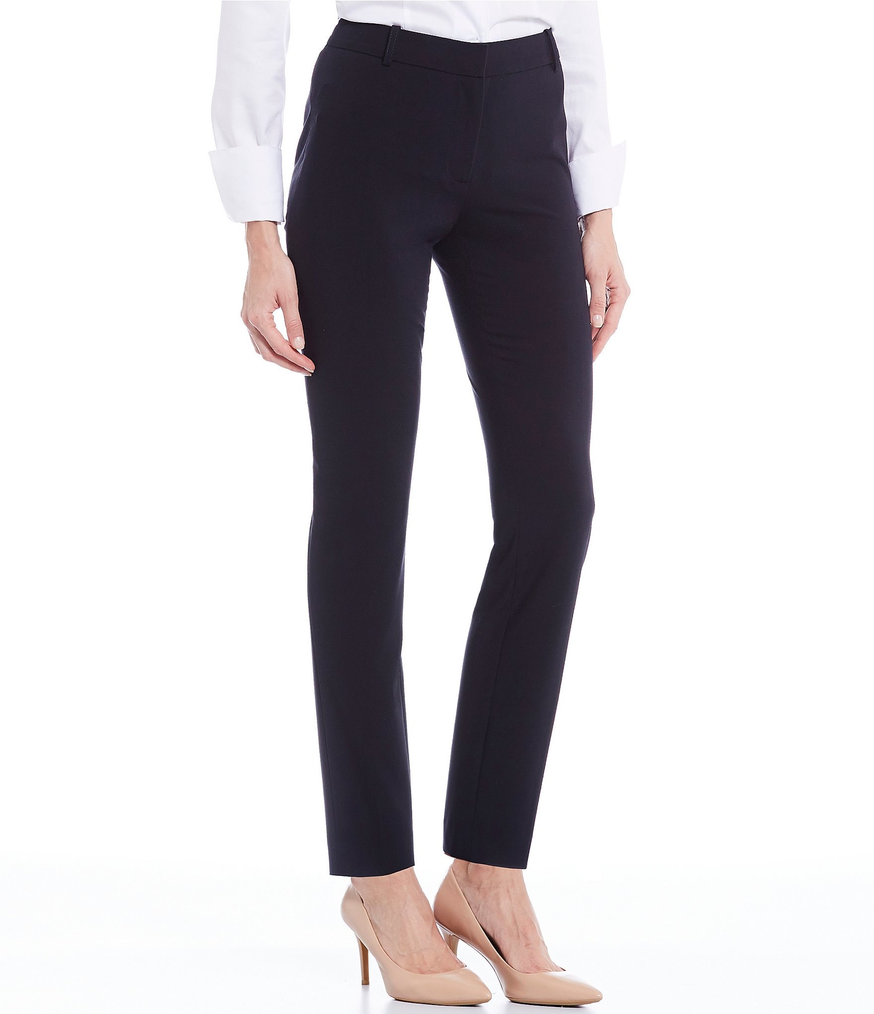 navy casual pants womens