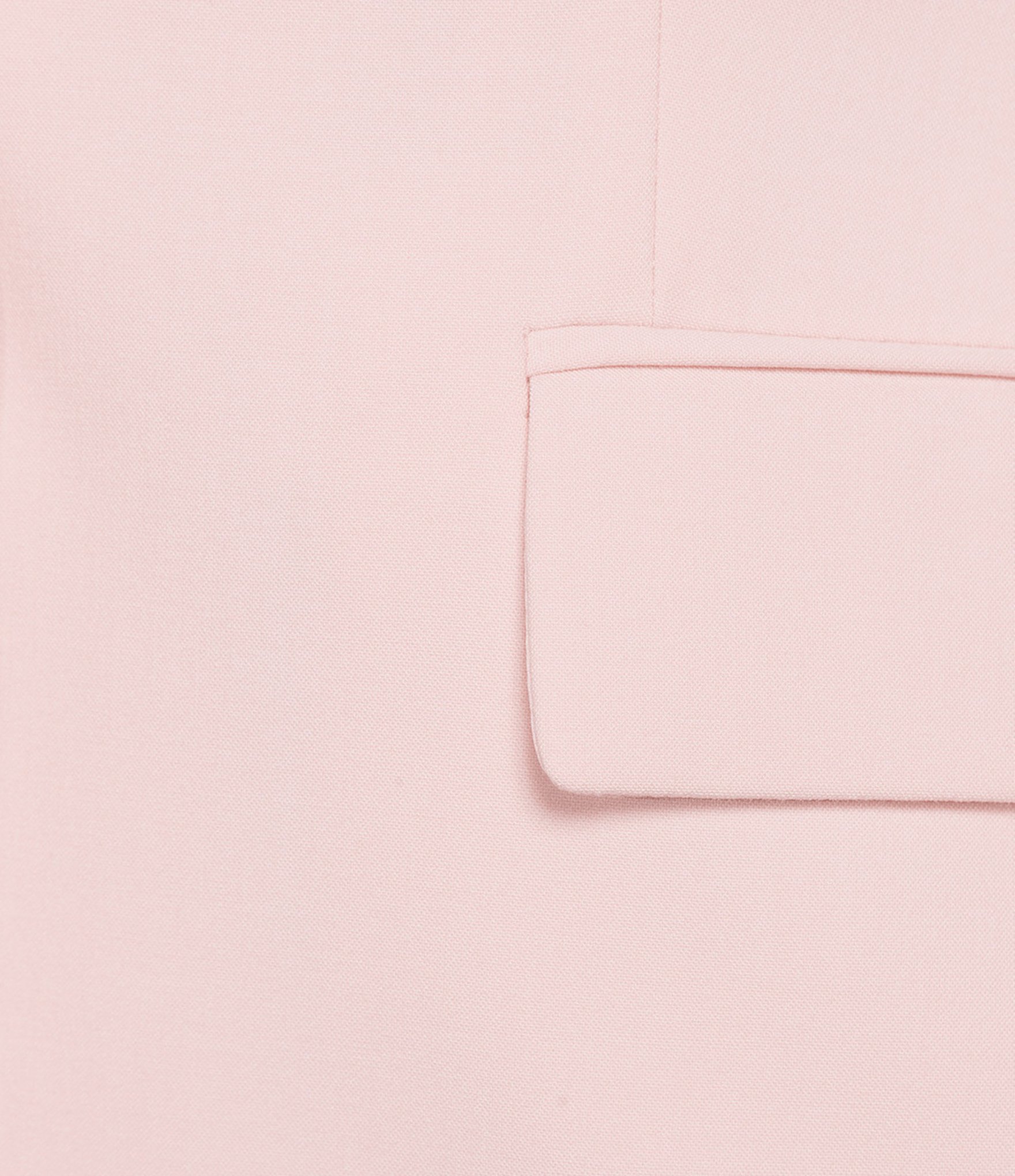 Calvin Klein Notch Lapel Long Sleeve One Button Jacket