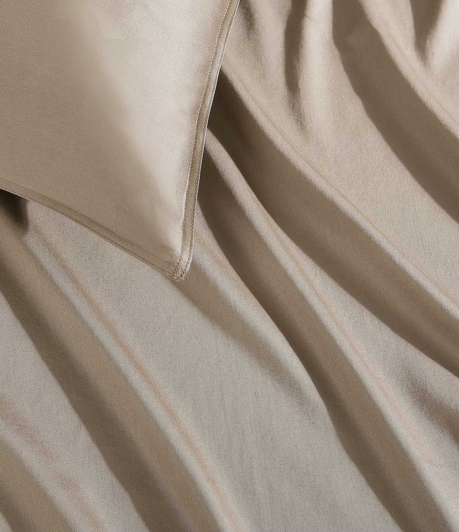 Calvin Klein Organic Earth Collection Solid Cotton Sateen Duvet Cover Mini Set