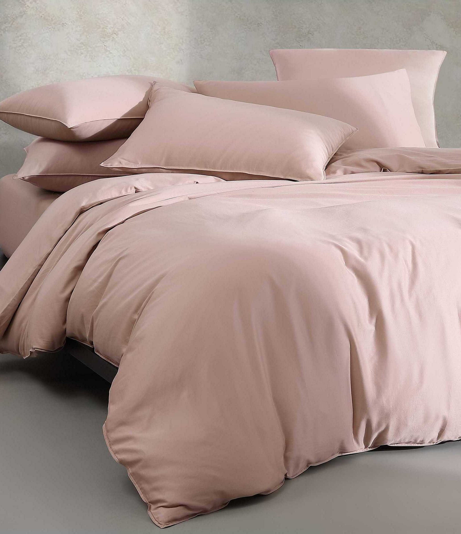 Calvin Klein Organic Earth Collection Solid Cotton Sateen Duvet Cover Mini Set